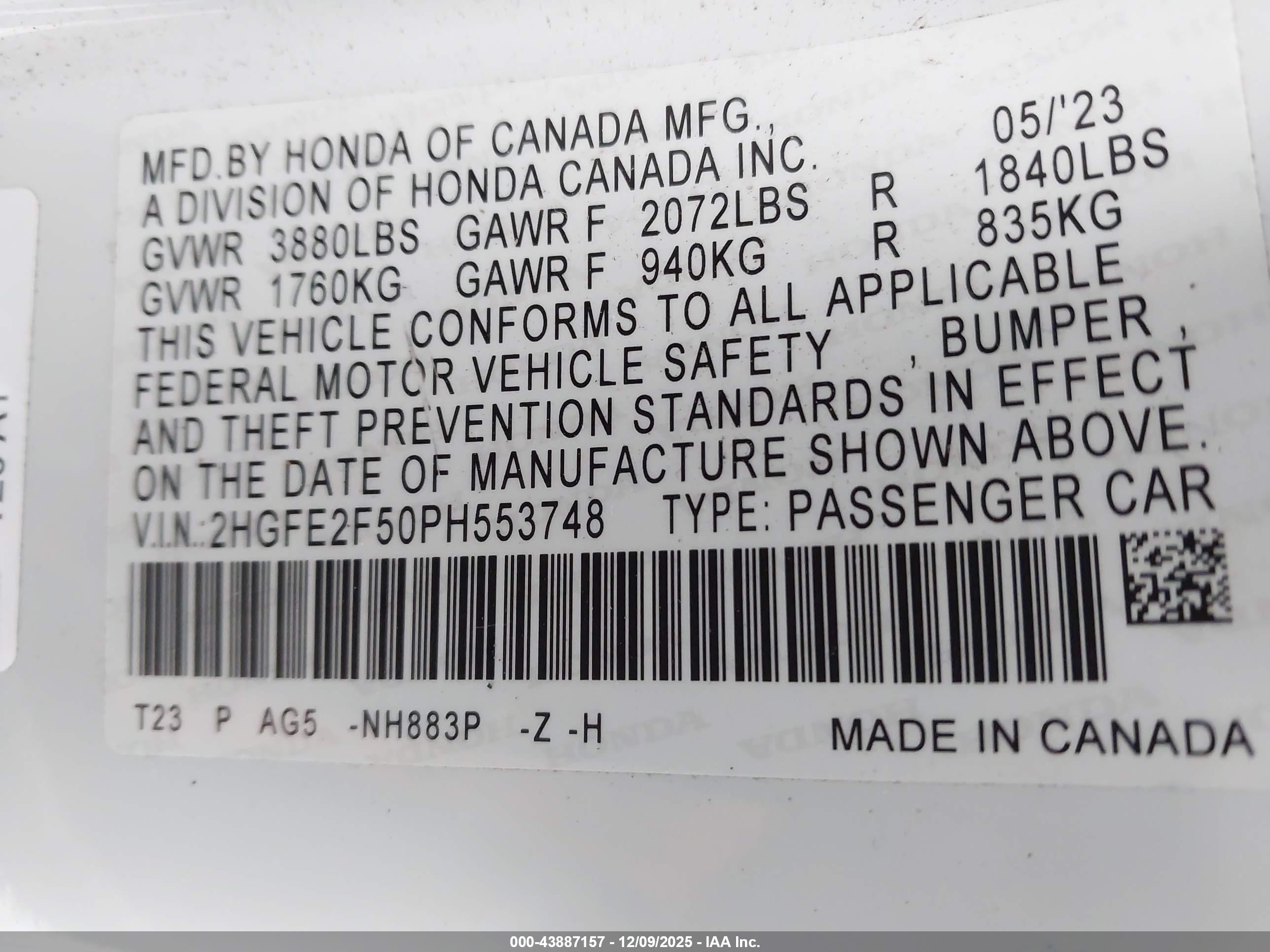 HONDA CIVIC image 9