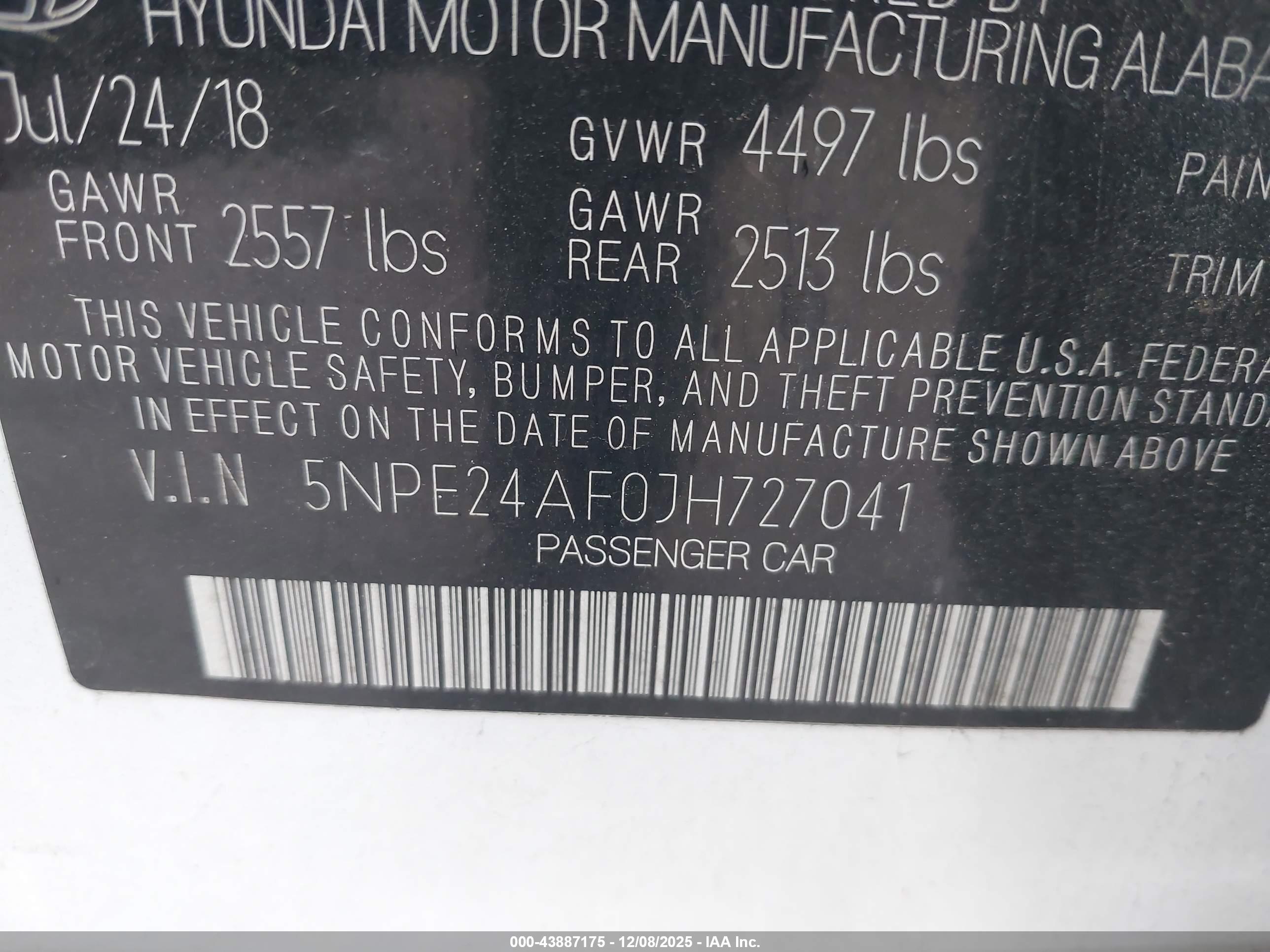 HYUNDAI SONATA image 9