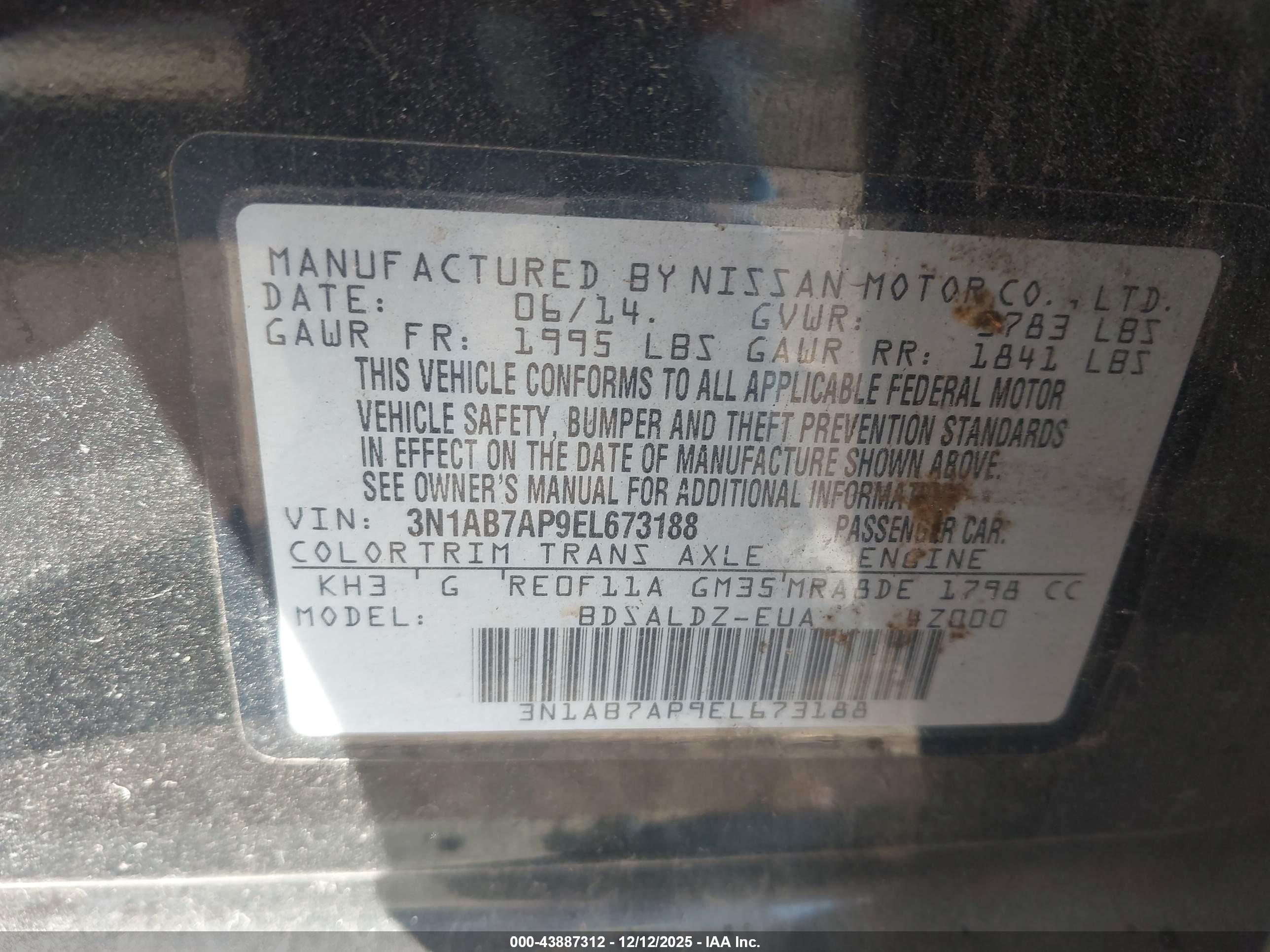 NISSAN SENTRA image 9