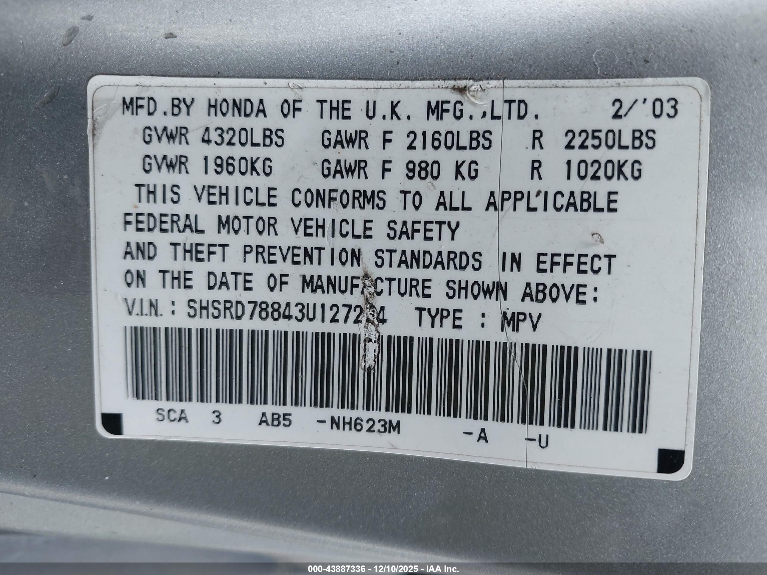 HONDA CR-V image 9