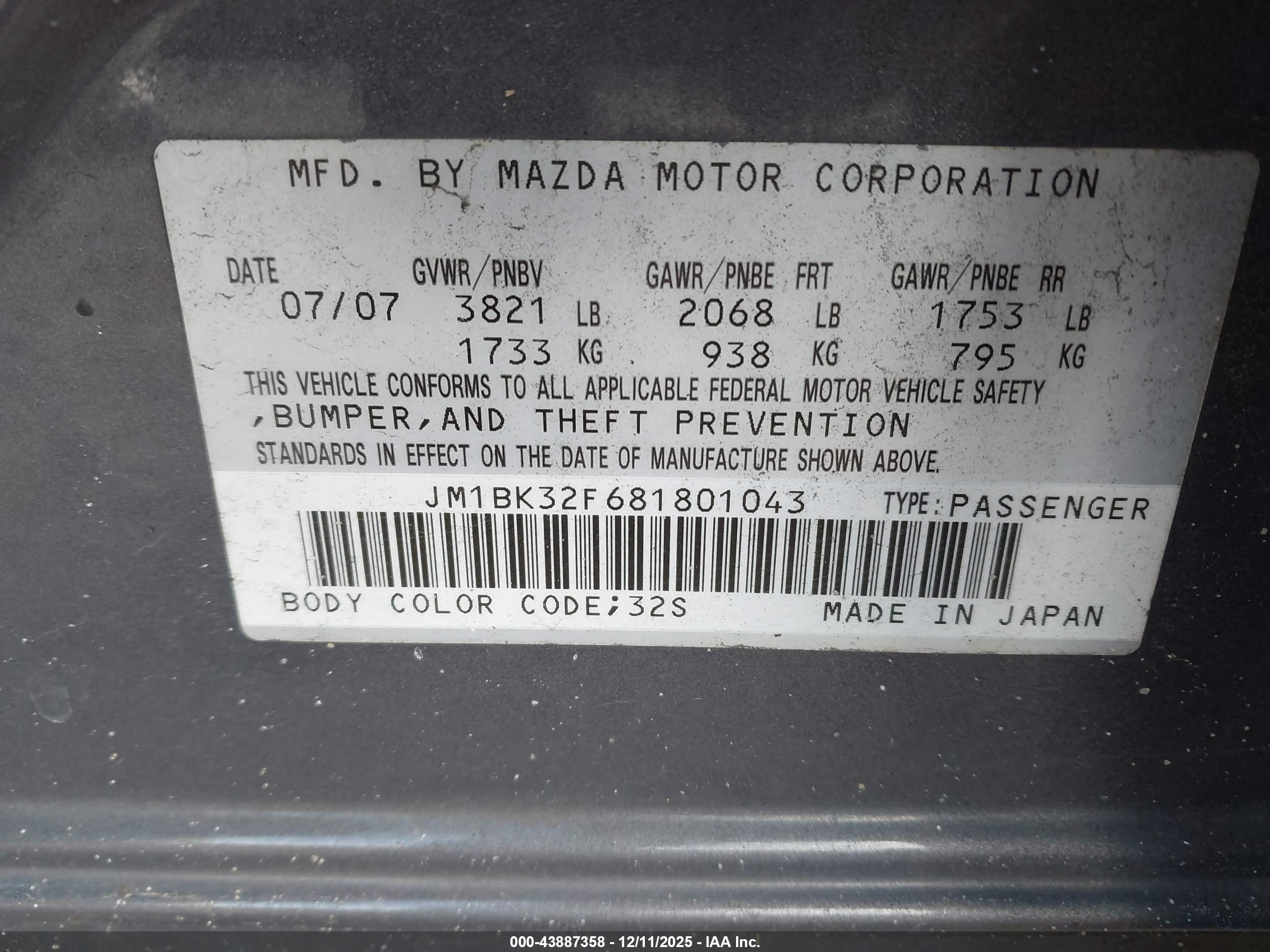 MAZDA MAZDA3 image 9