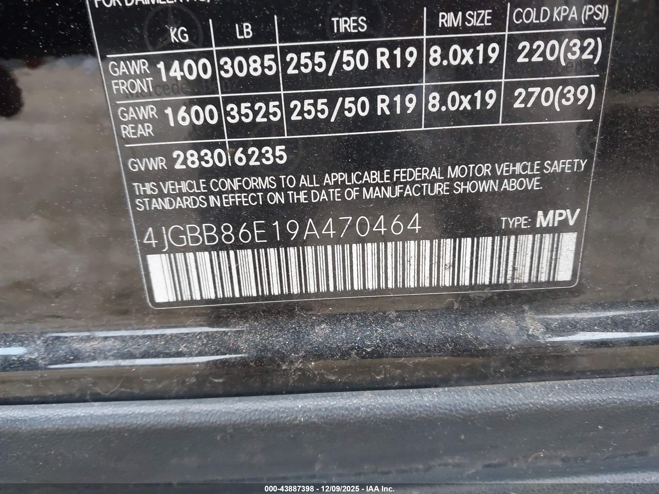 MERCEDES-BENZ ML image 9