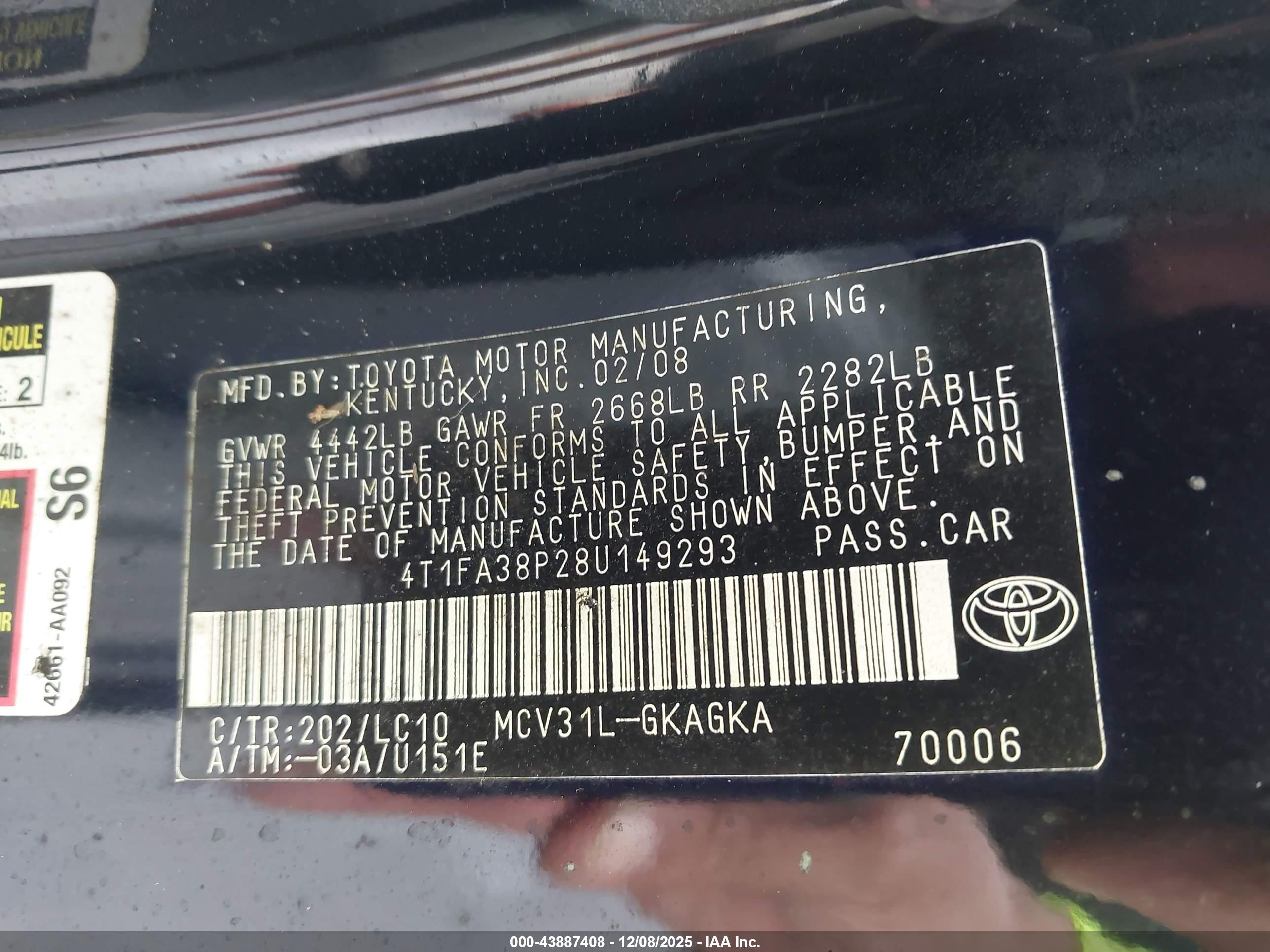 TOYOTA CAMRY image 9