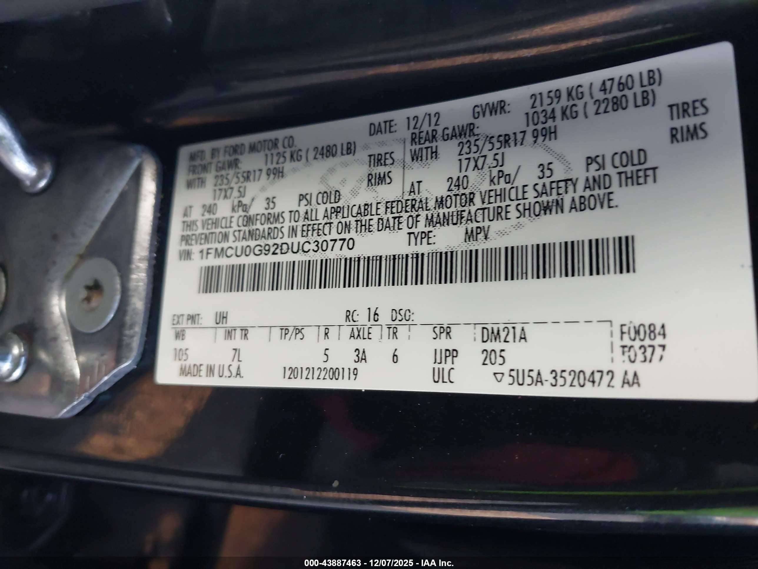 FORD ESCAPE image 9