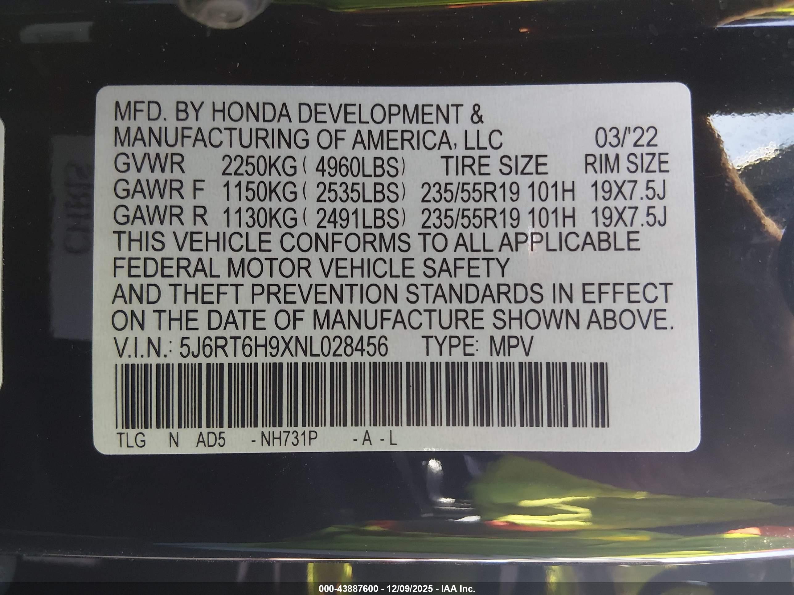 HONDA CR-V image 9