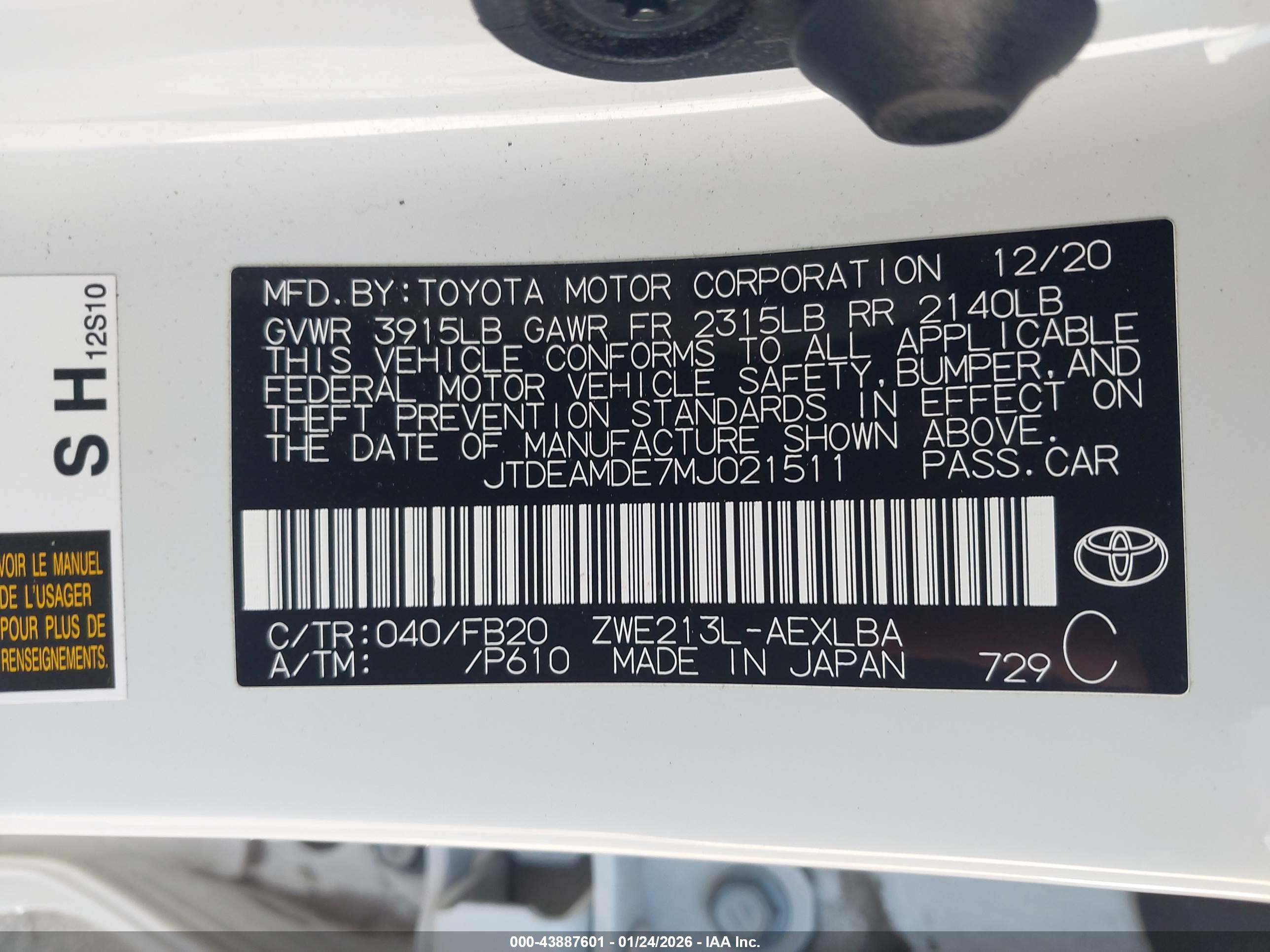 TOYOTA COROLLA image 9