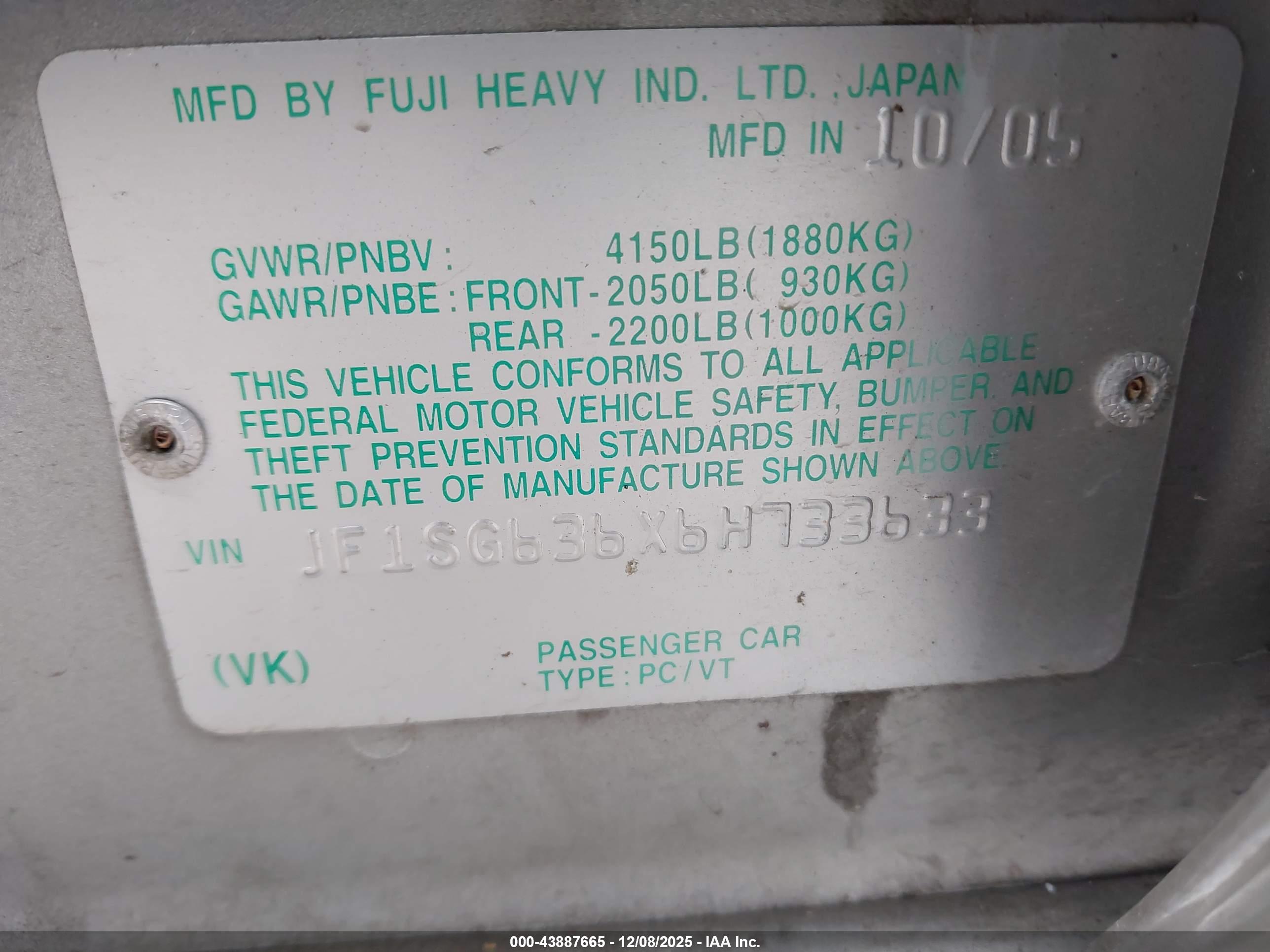 SUBARU FORESTER image 9