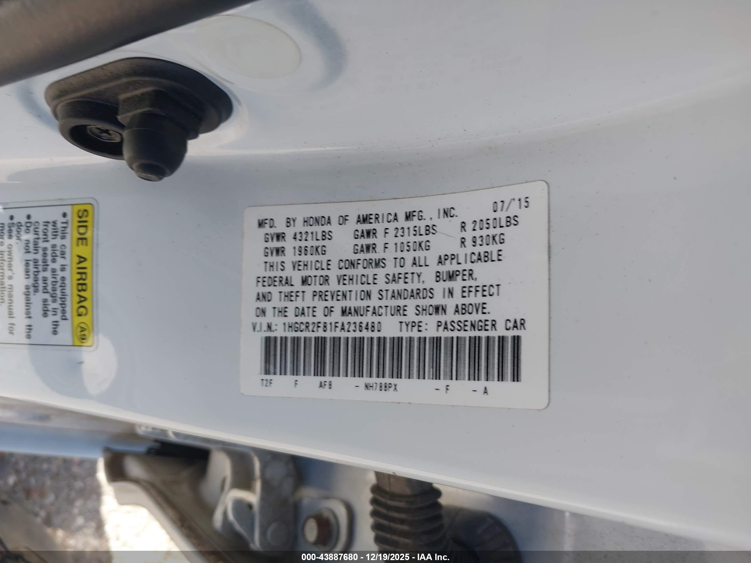 HONDA ACCORD image 9