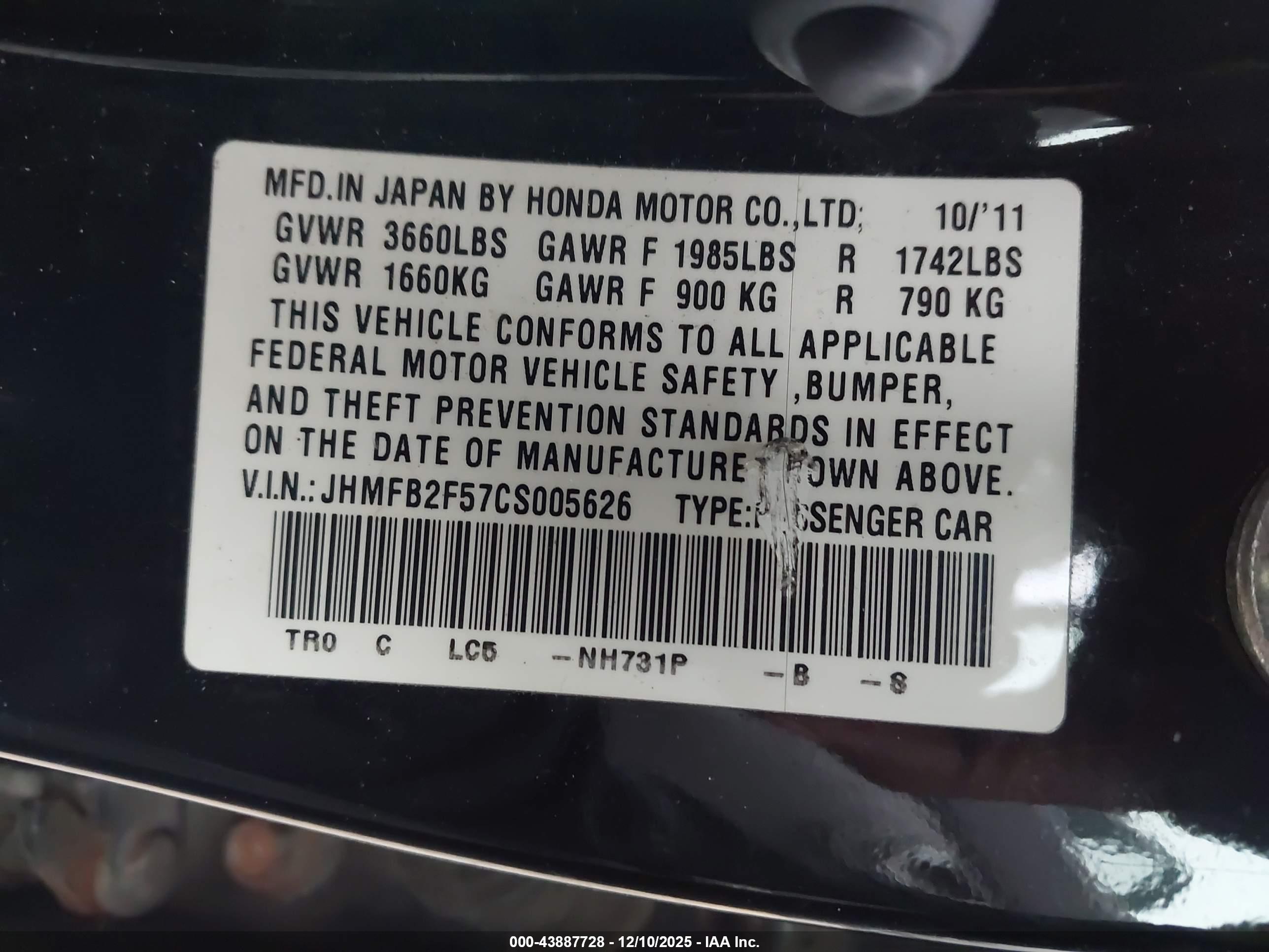 HONDA CIVIC image 9
