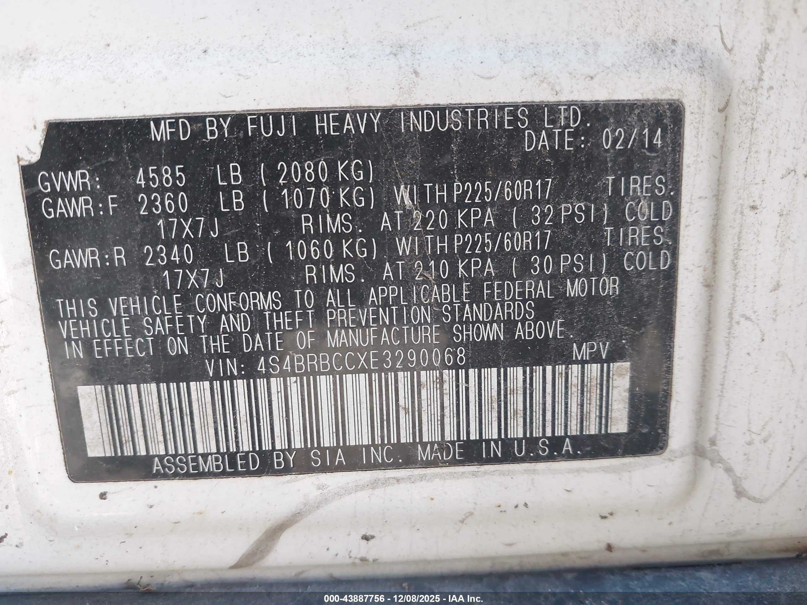 SUBARU OUTBACK image 9