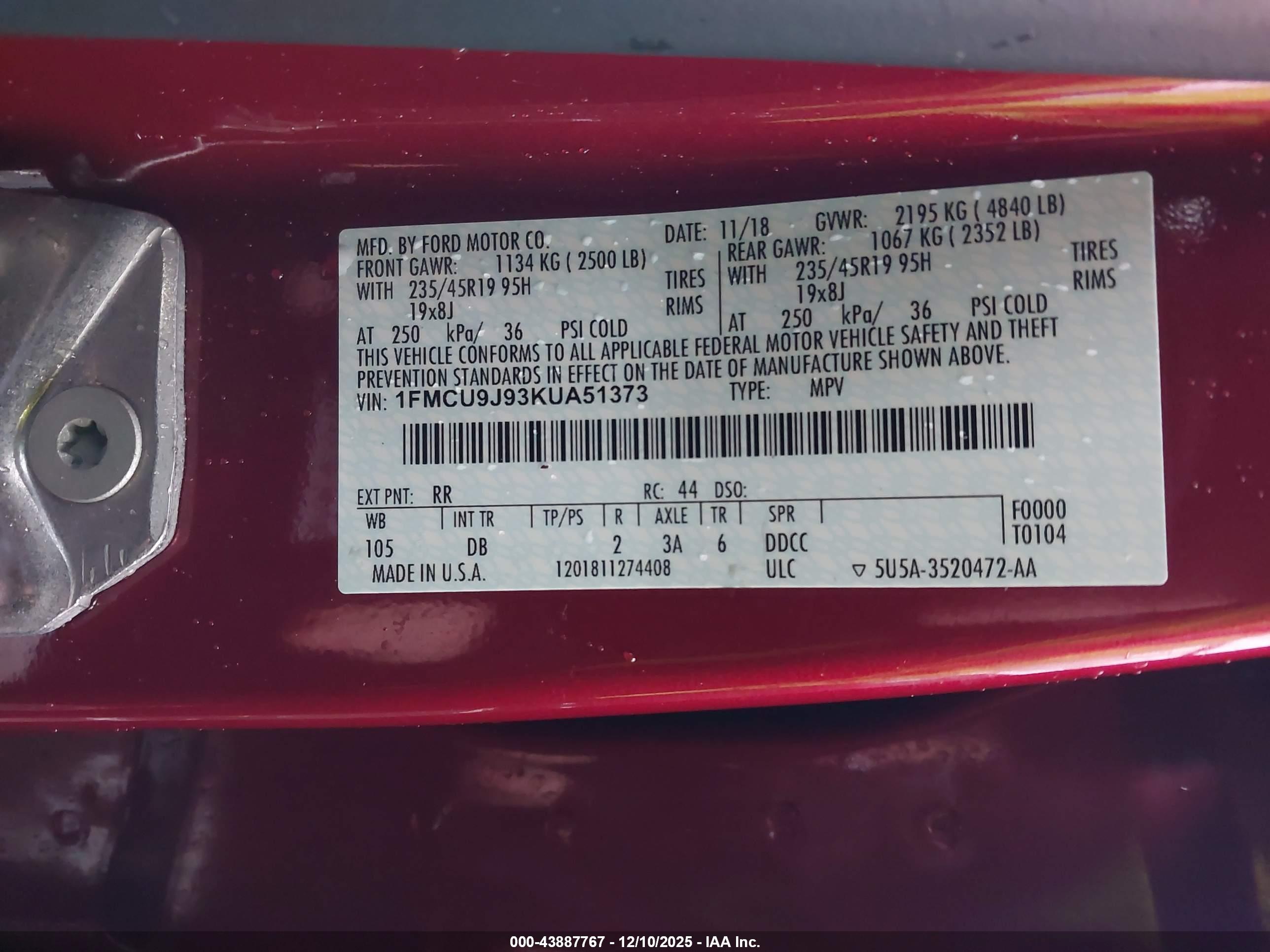 FORD ESCAPE image 9