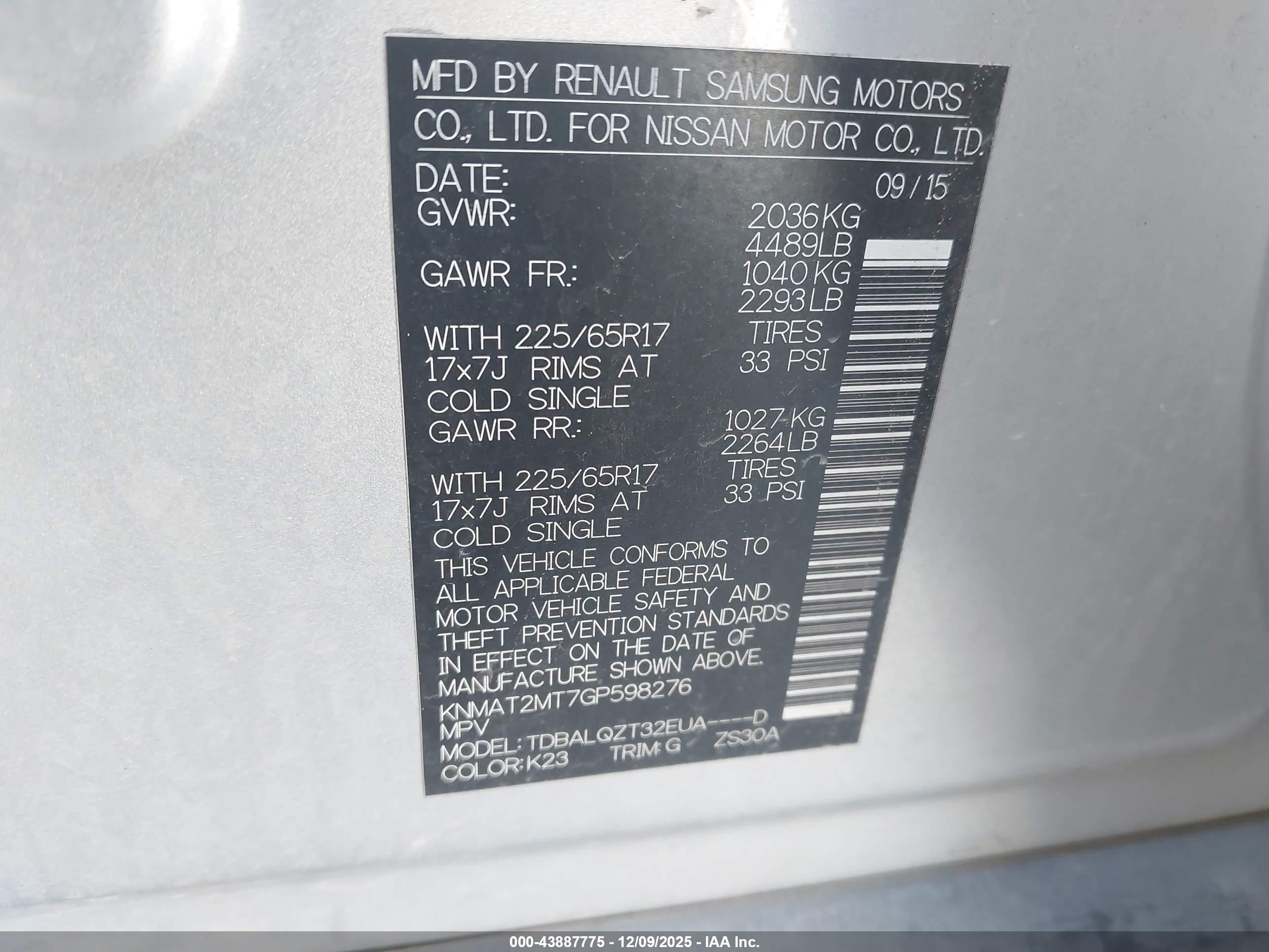 NISSAN ROGUE image 9