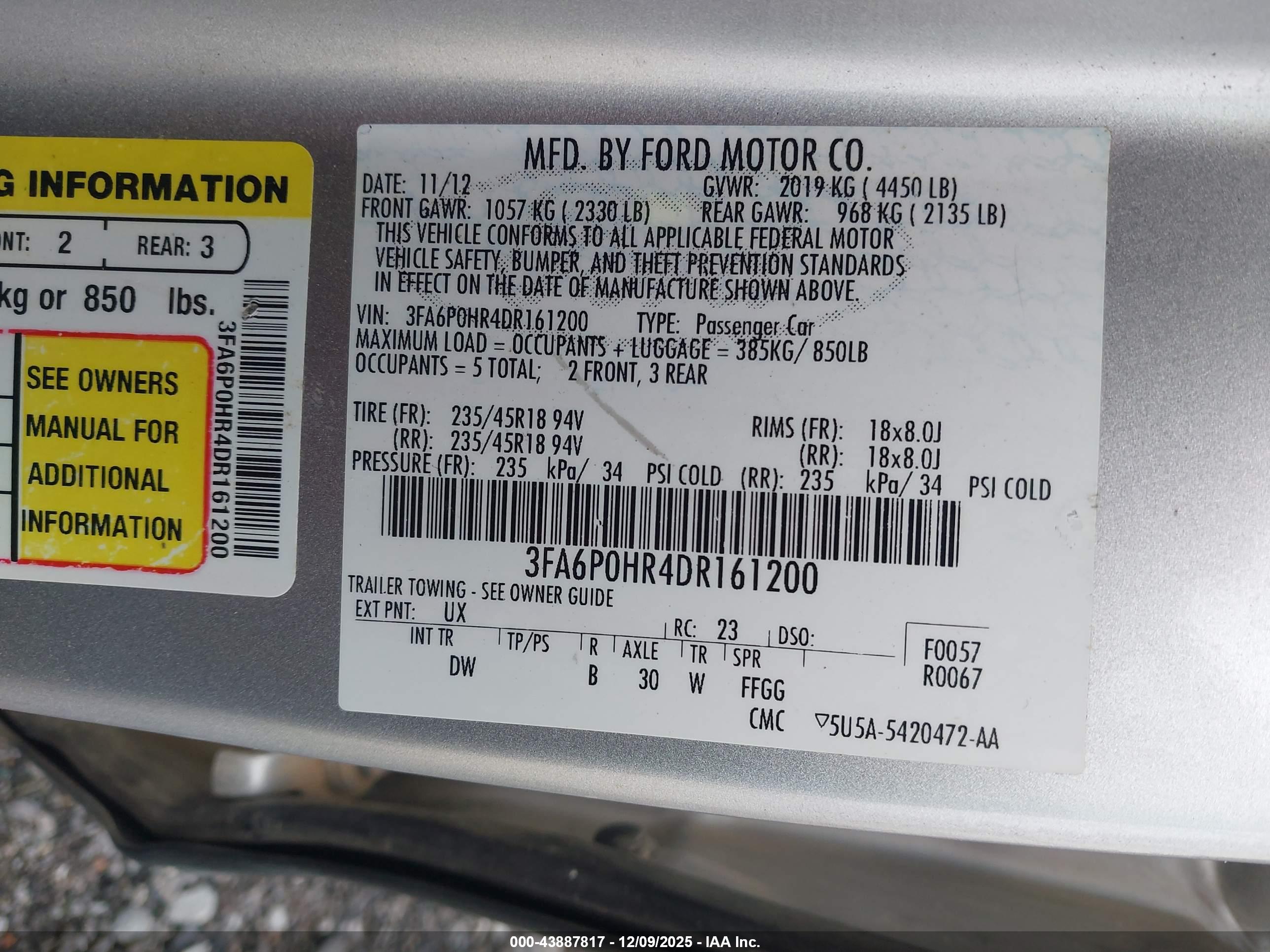 FORD FUSION image 9