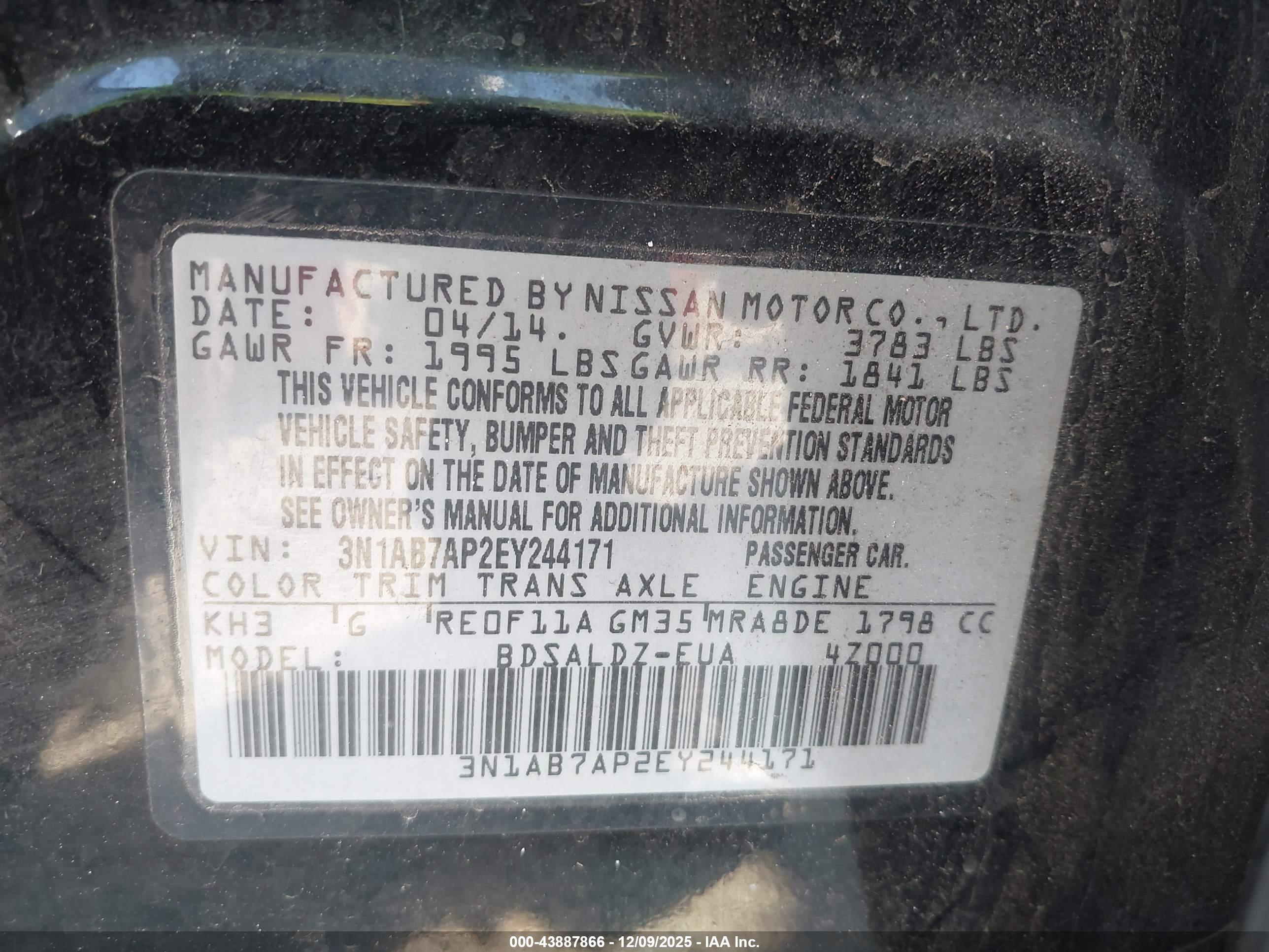 NISSAN SENTRA image 9