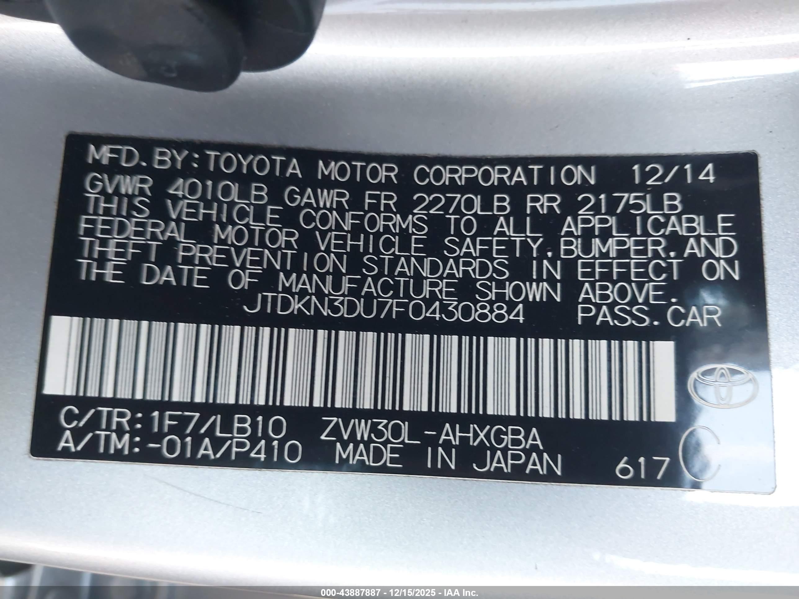 TOYOTA PRIUS image 9