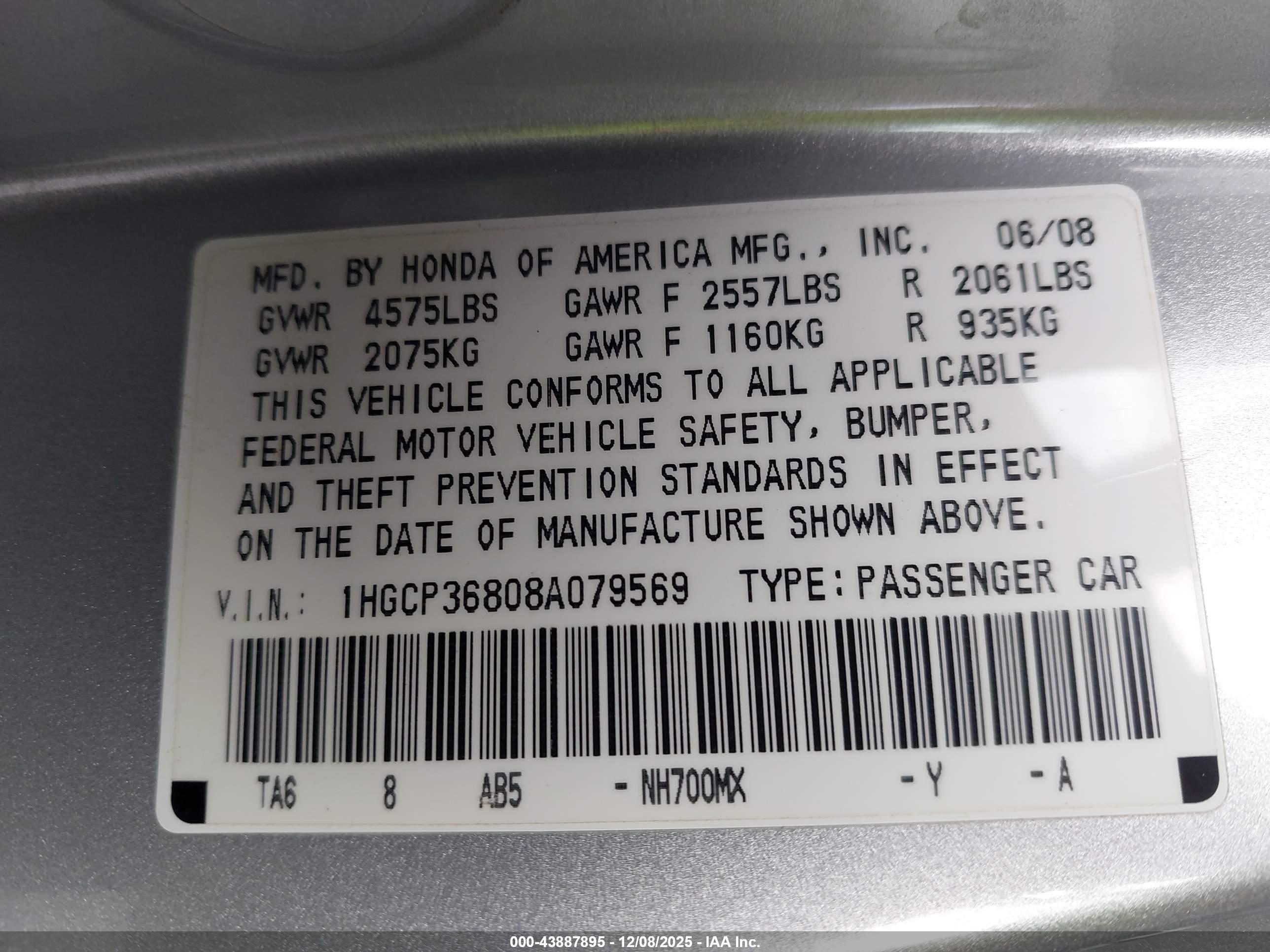 HONDA ACCORD image 9