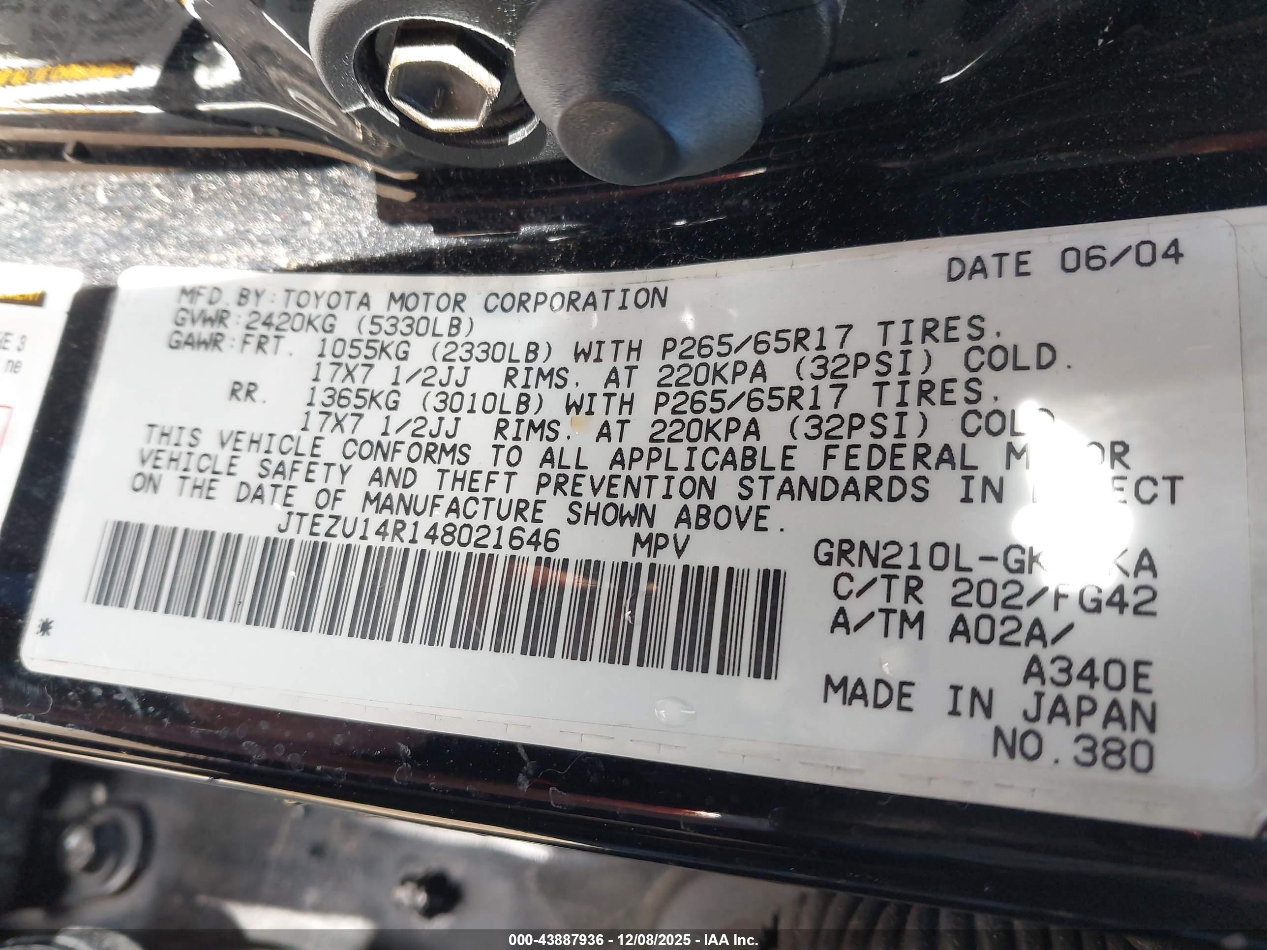 TOYOTA 4RUNNER image 9