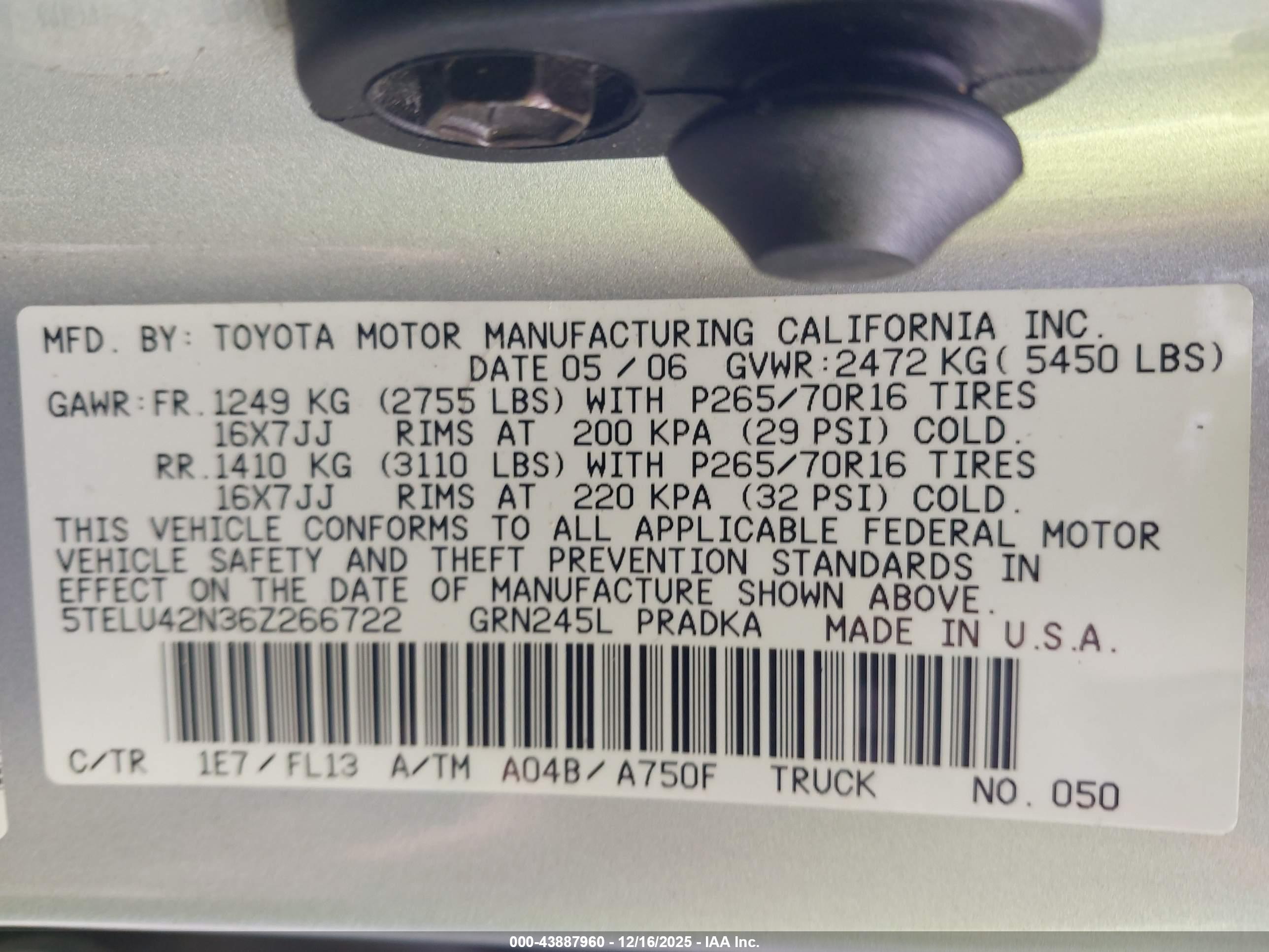TOYOTA TACOMA image 9