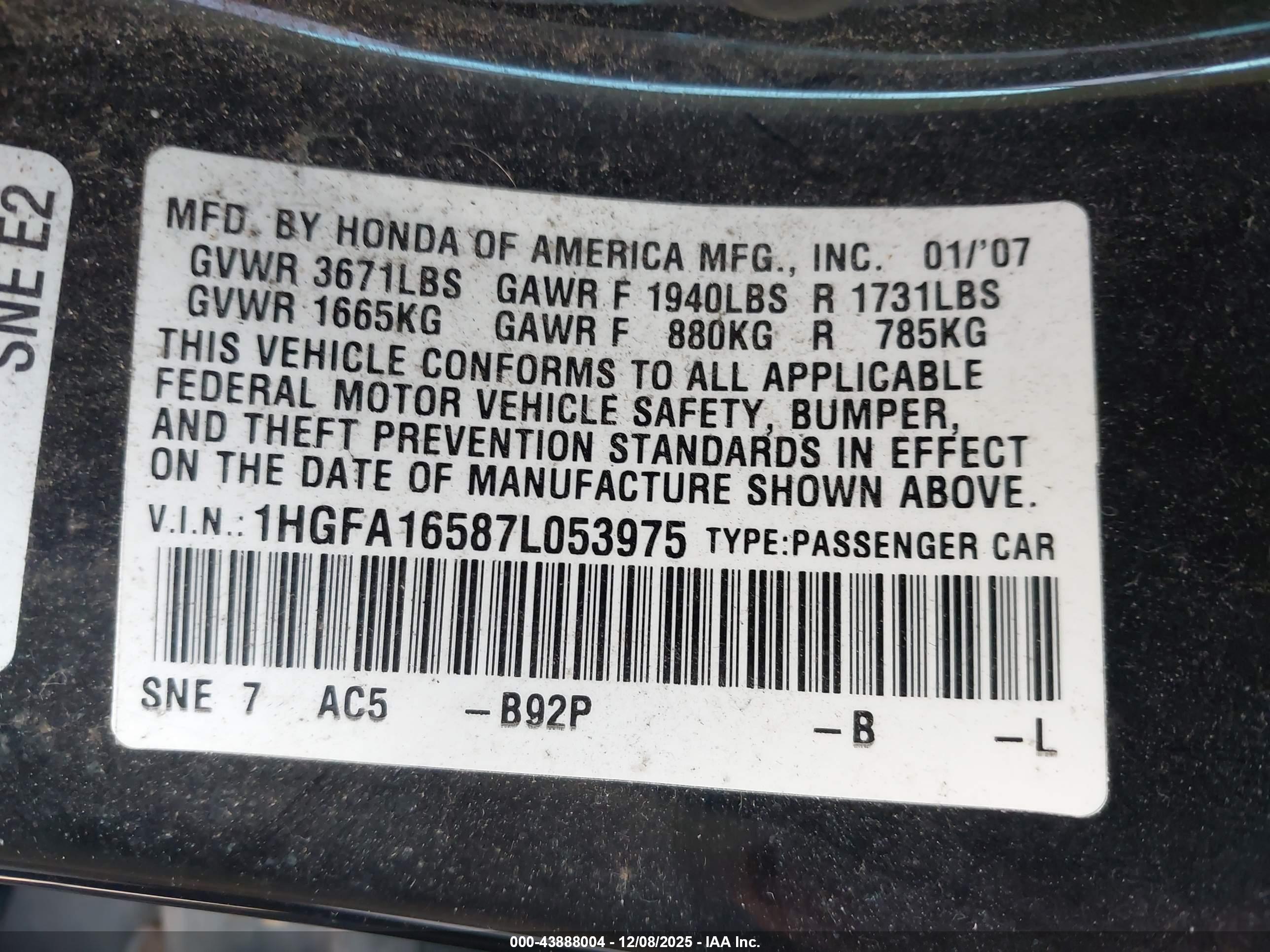 HONDA CIVIC image 9