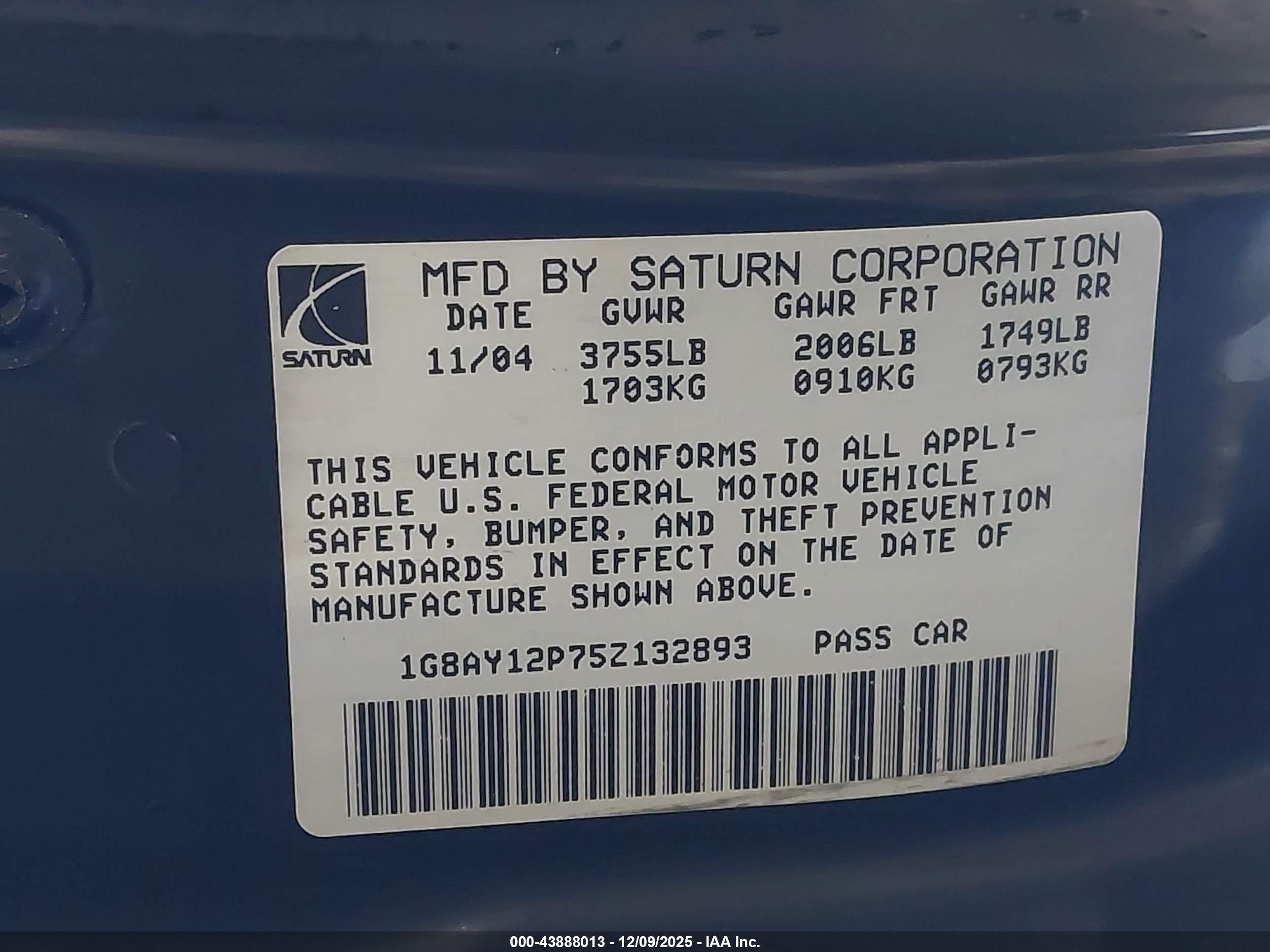 SATURN ION image 9