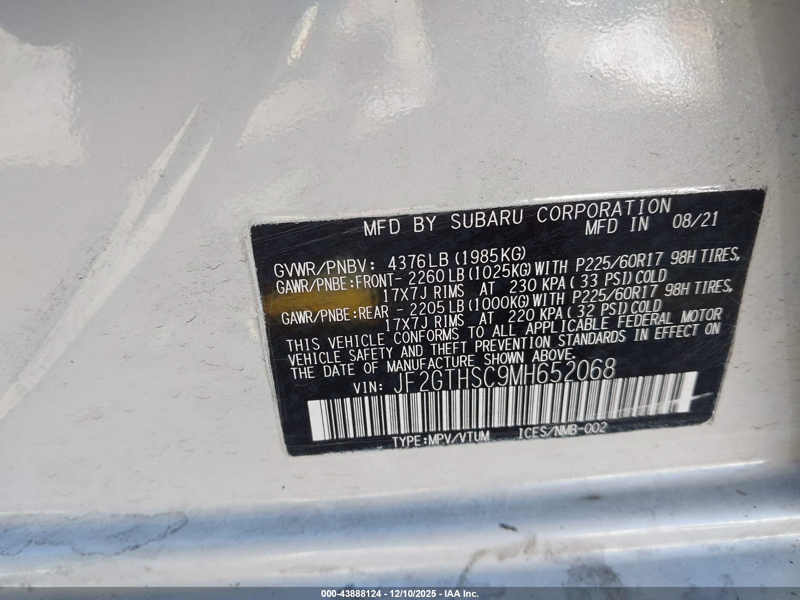 SUBARU CROSSTREK image 9