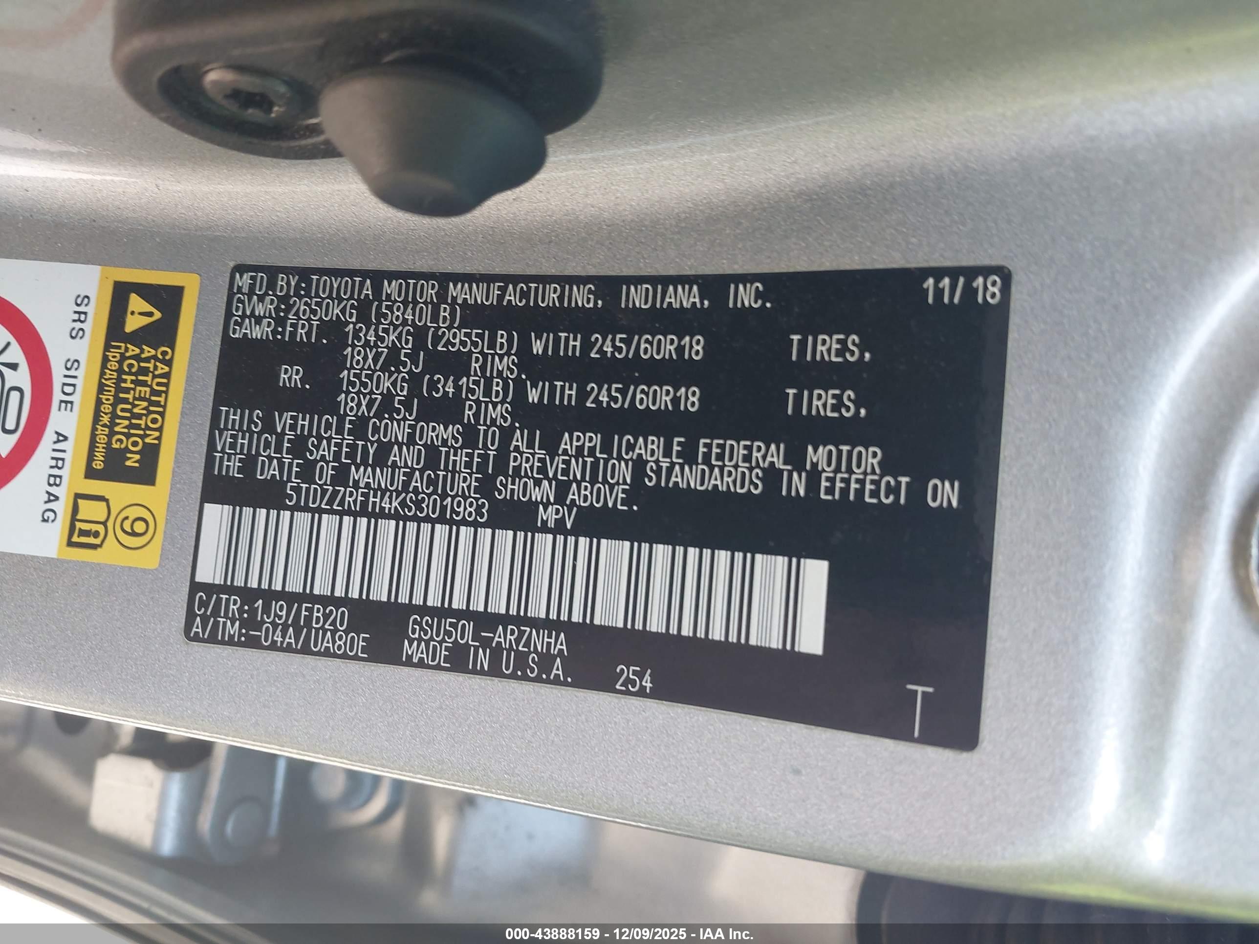 TOYOTA HIGHLANDER image 9