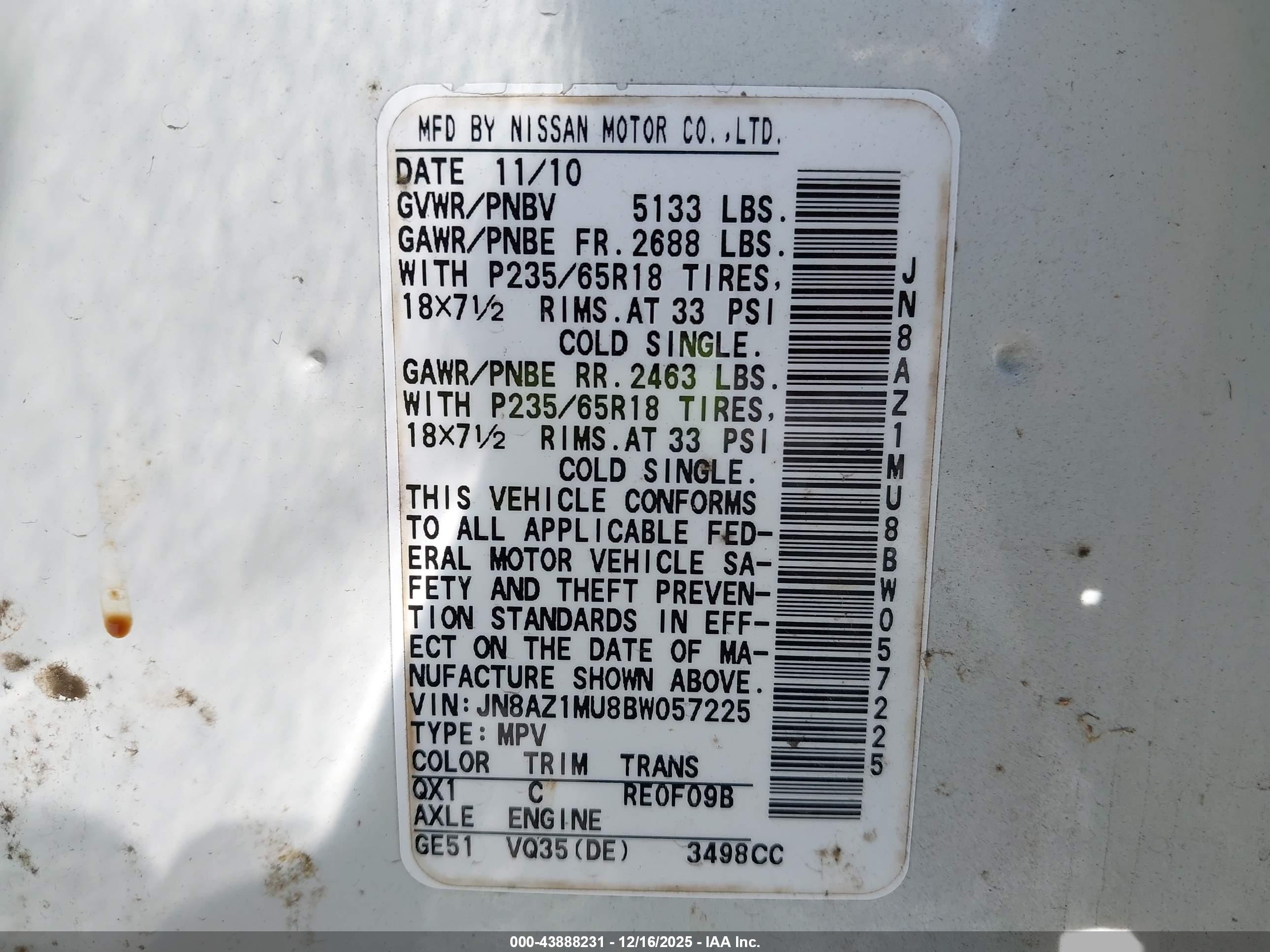 NISSAN MURANO image 9