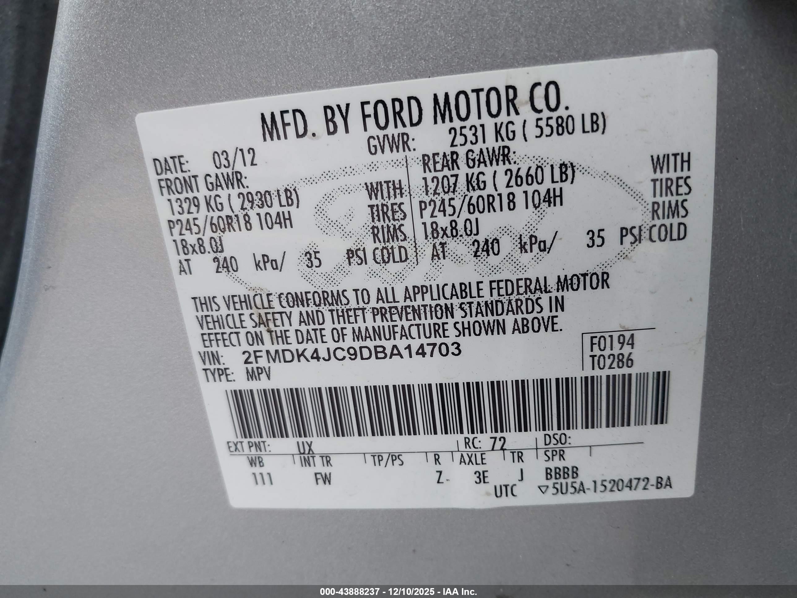 FORD EDGE image 9