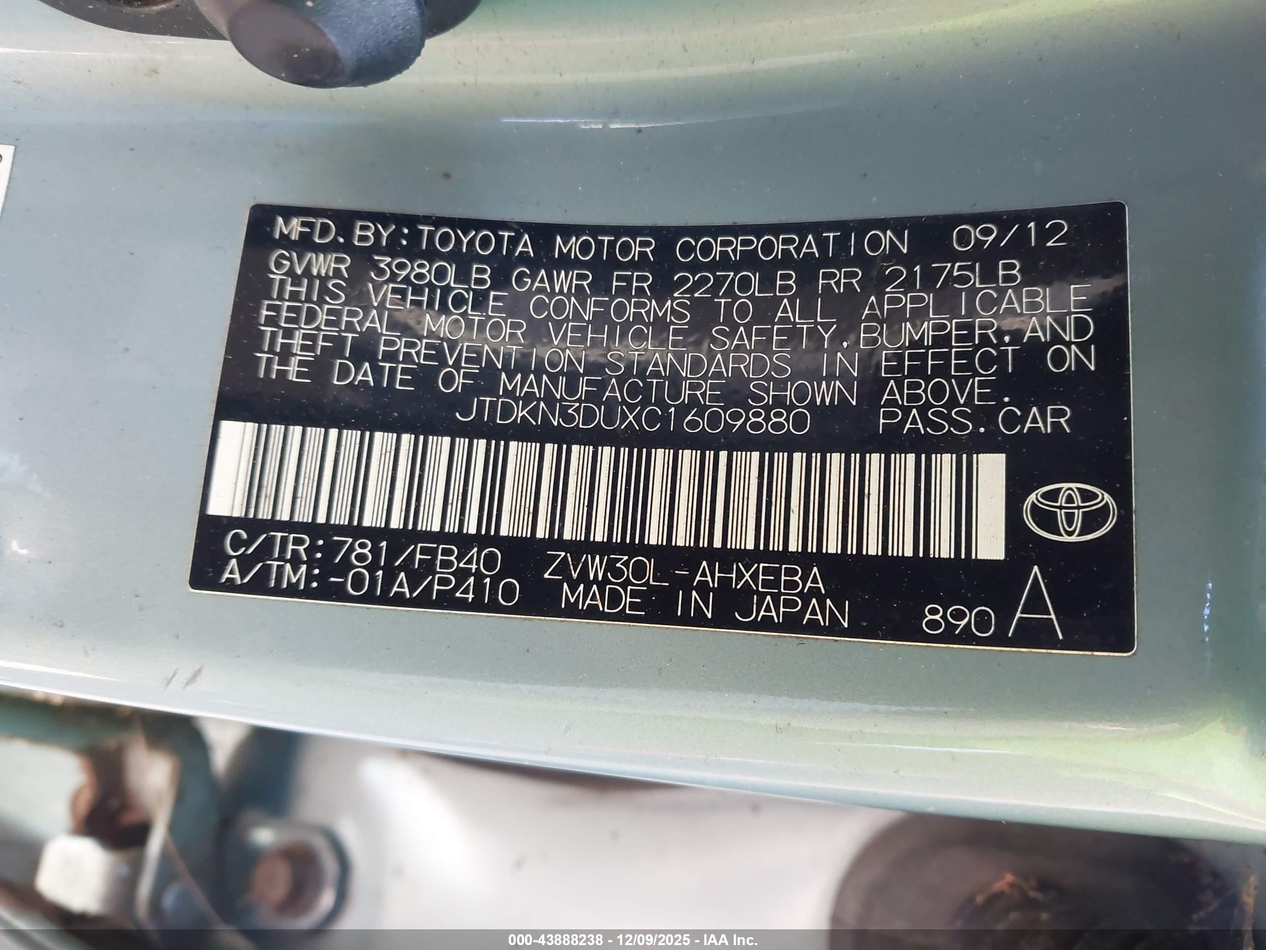 TOYOTA PRIUS image 9