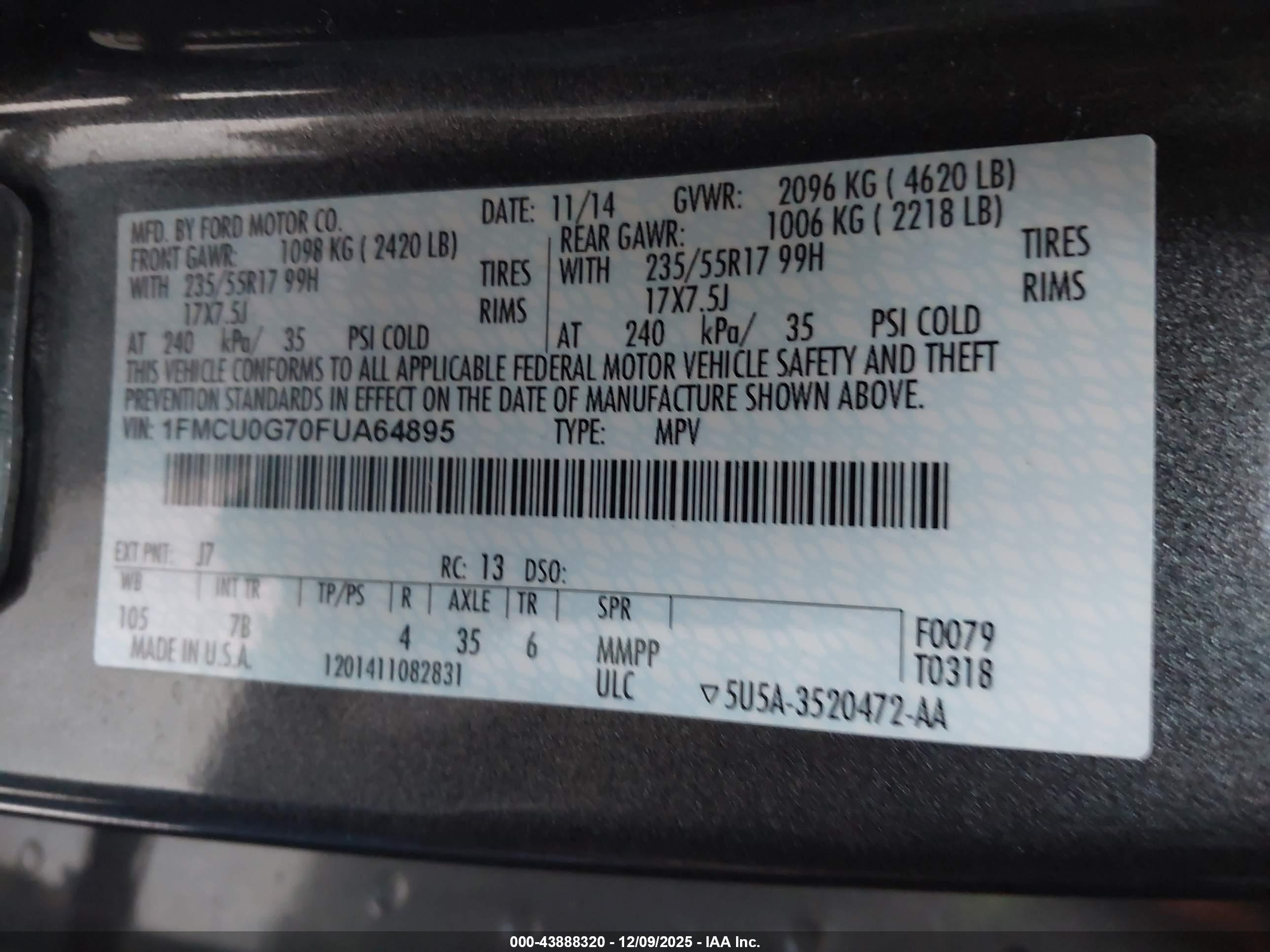 FORD ESCAPE image 9