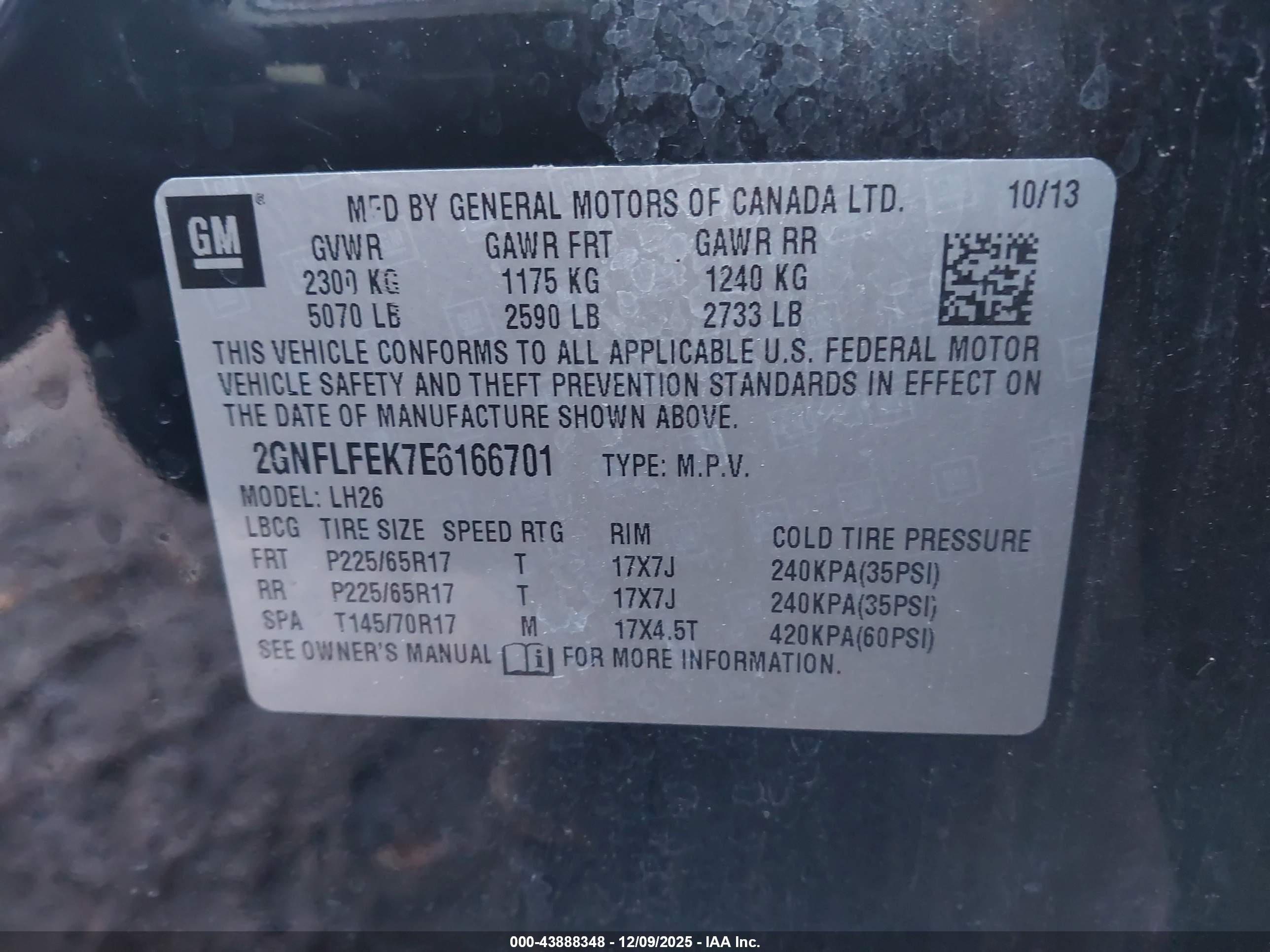 CHEVROLET EQUINOX image 9