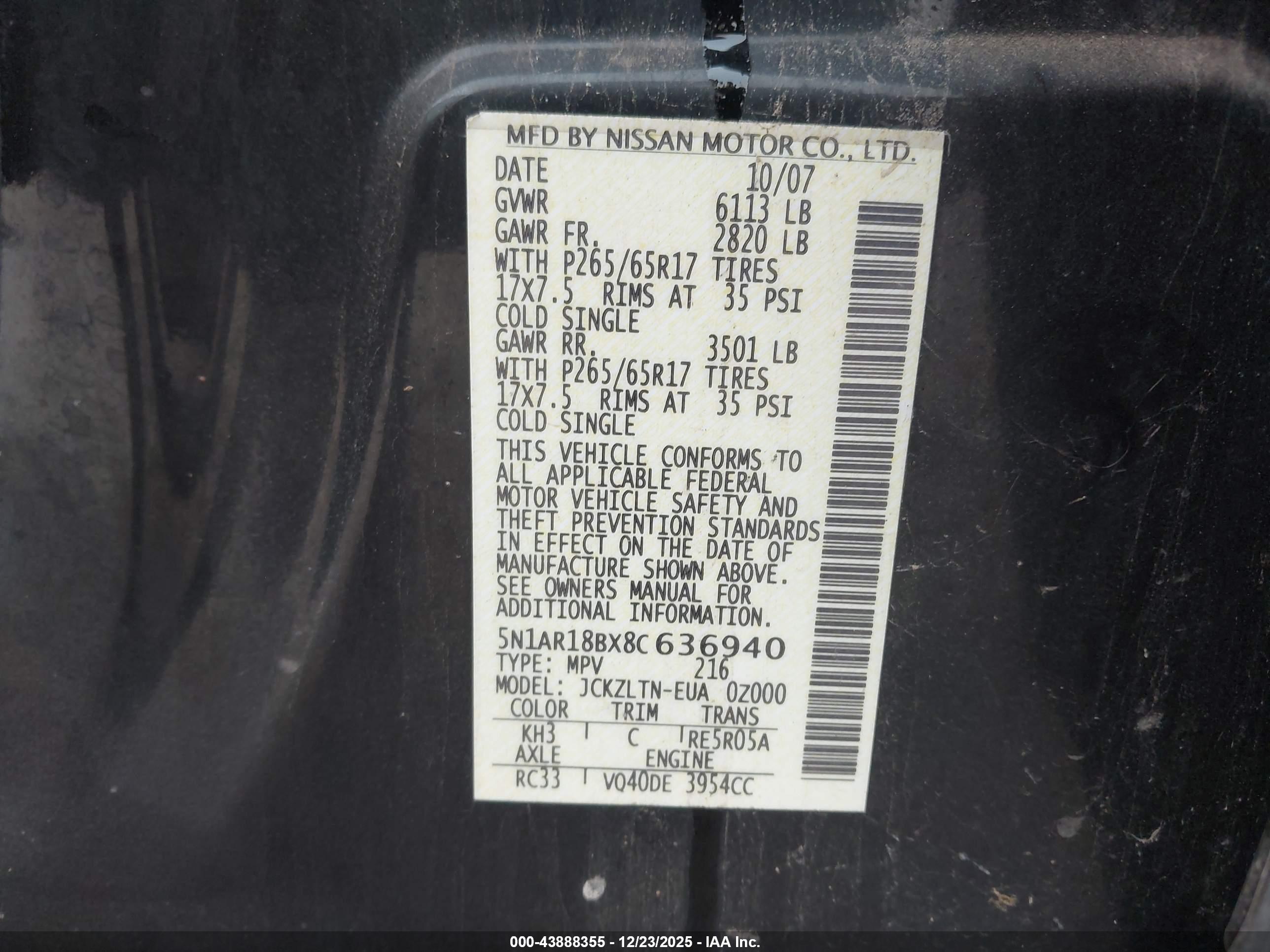 NISSAN PATHFINDER image 9
