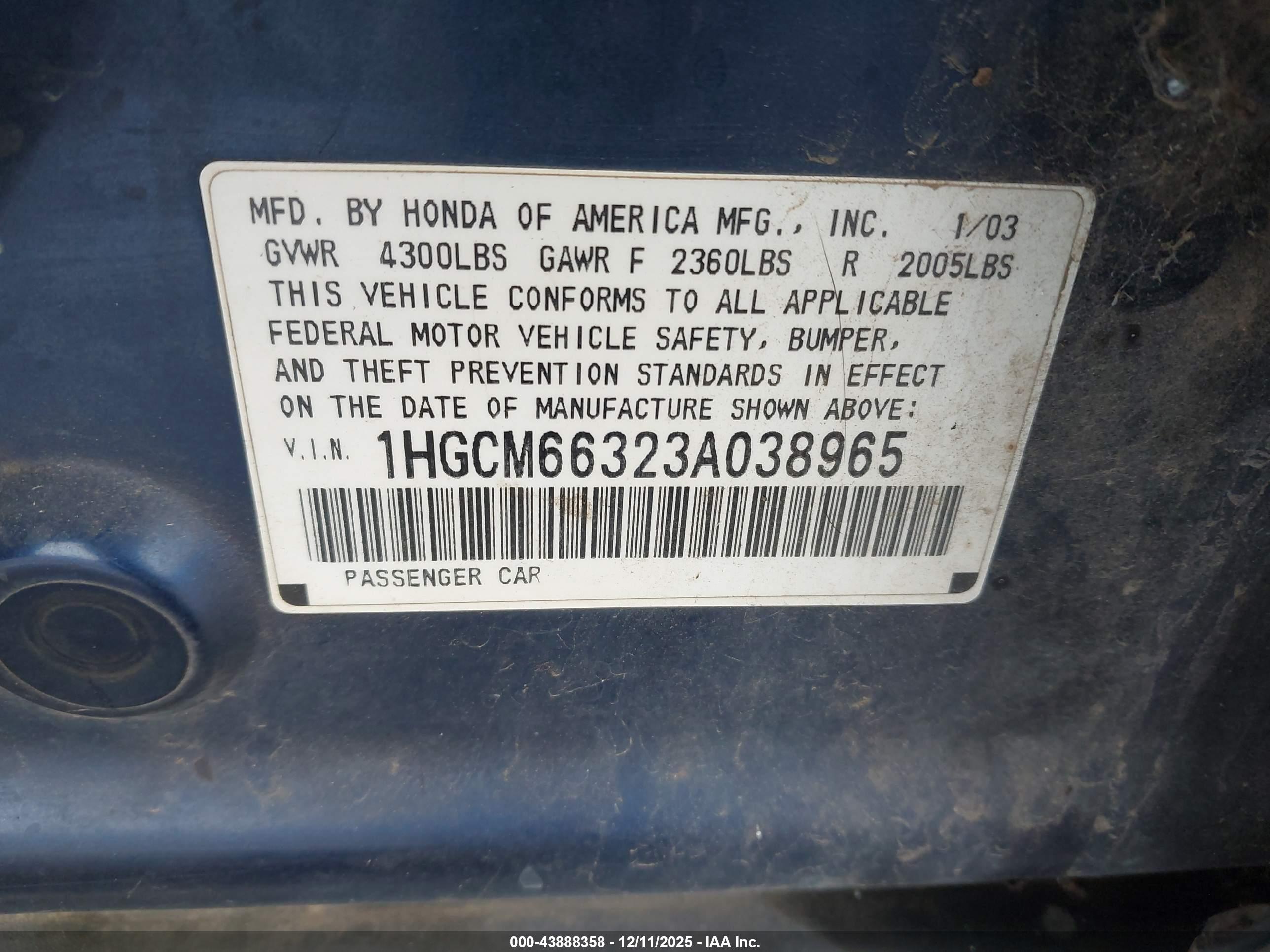 HONDA ACCORD image 9