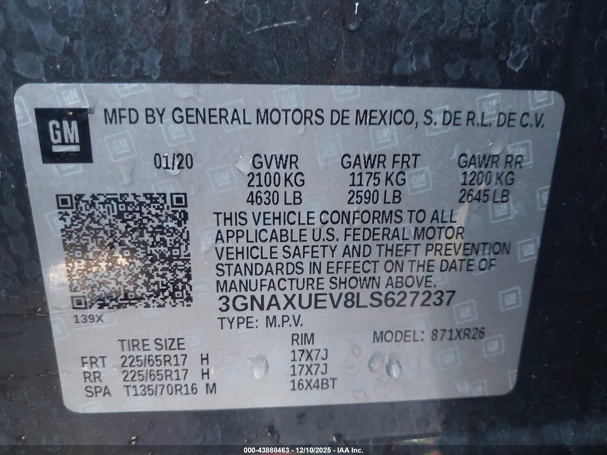 CHEVROLET EQUINOX image 9