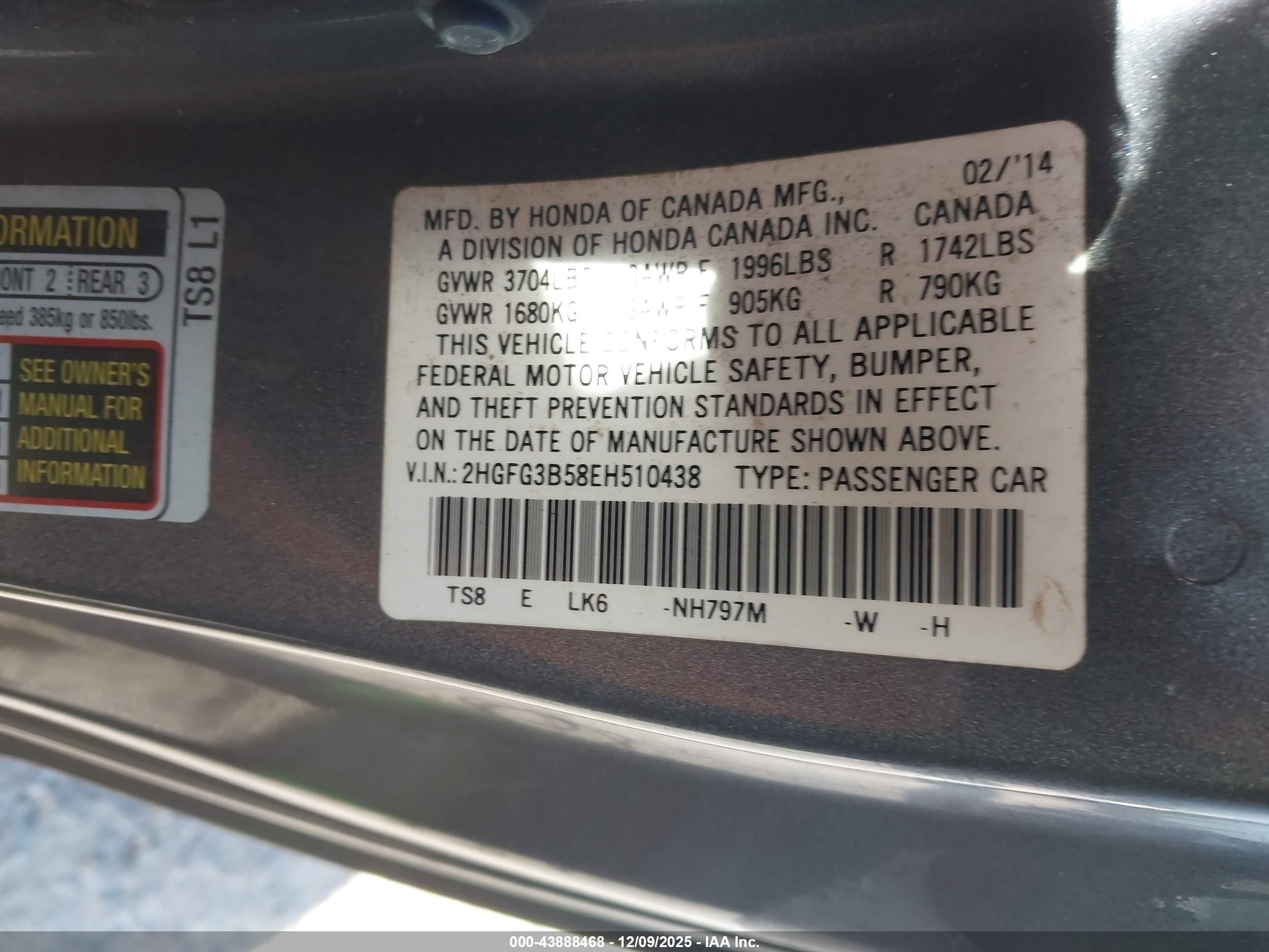 HONDA CIVIC image 9