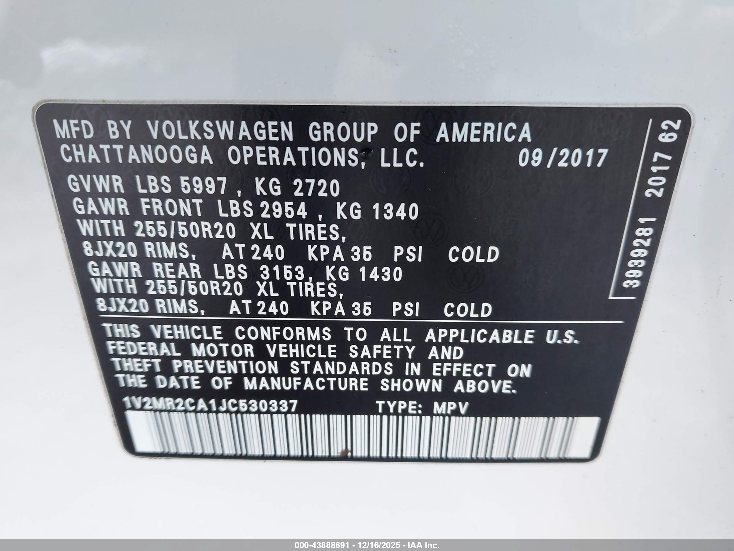 VOLKSWAGEN ATLAS image 9