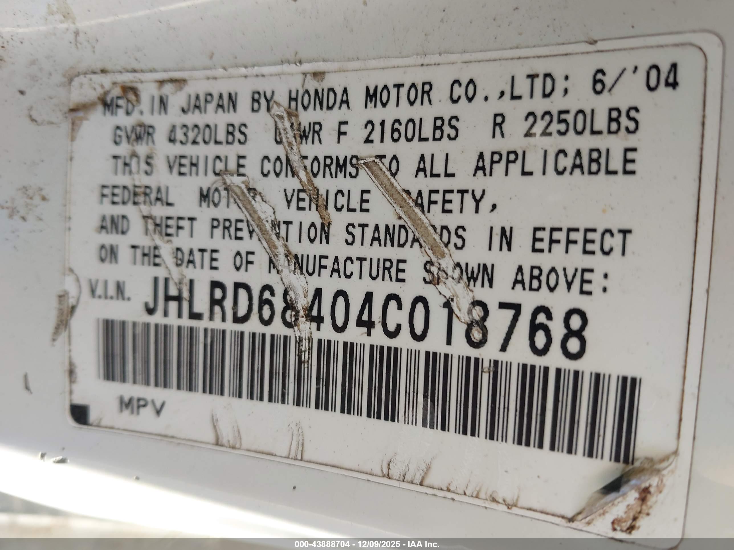 HONDA CR-V image 9