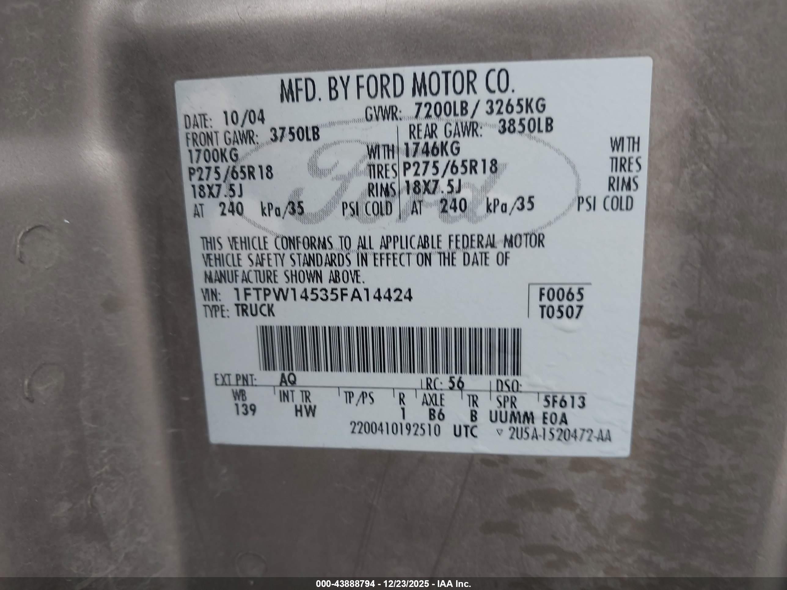 FORD F-150 image 9