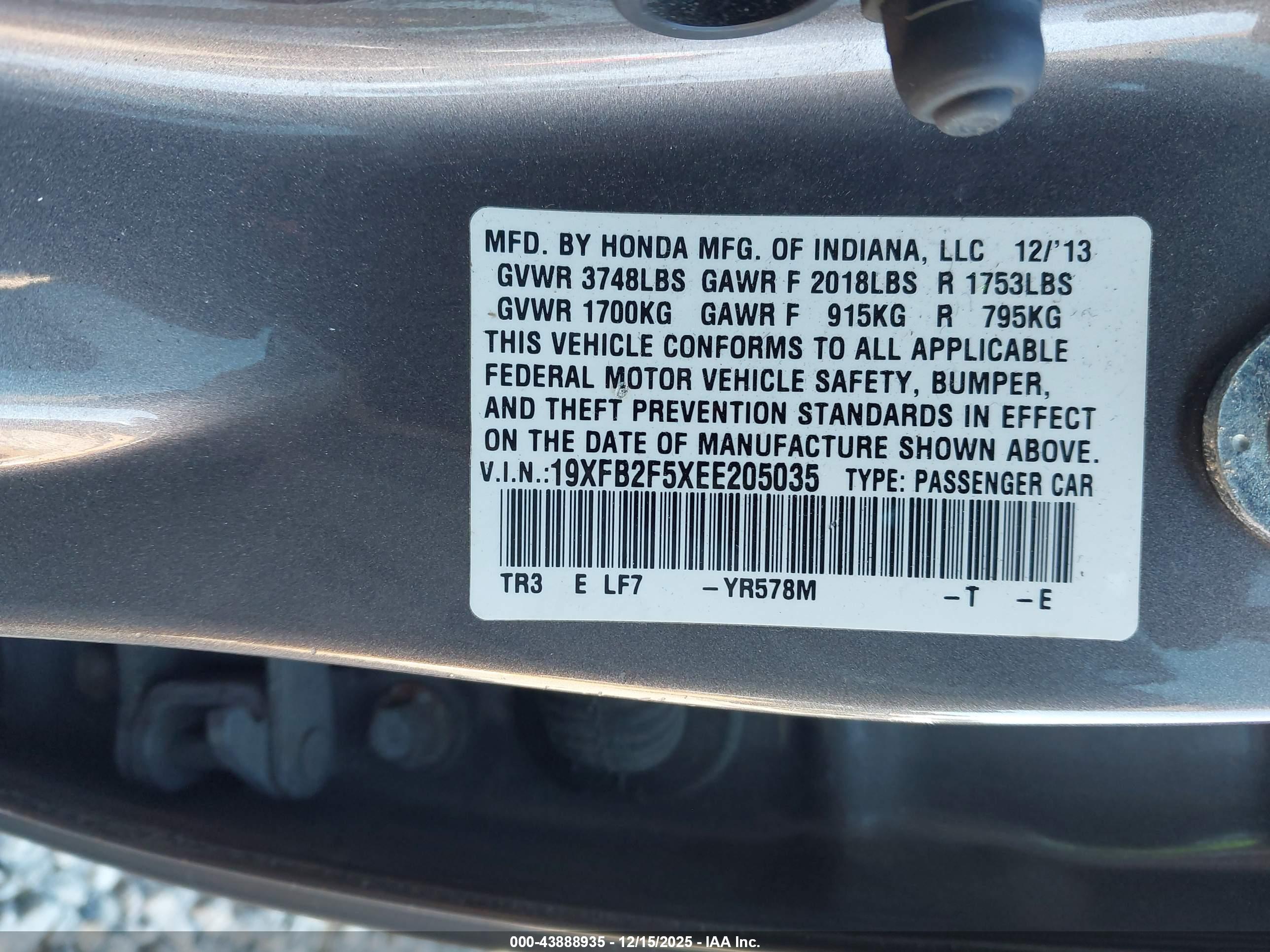 HONDA CIVIC image 9