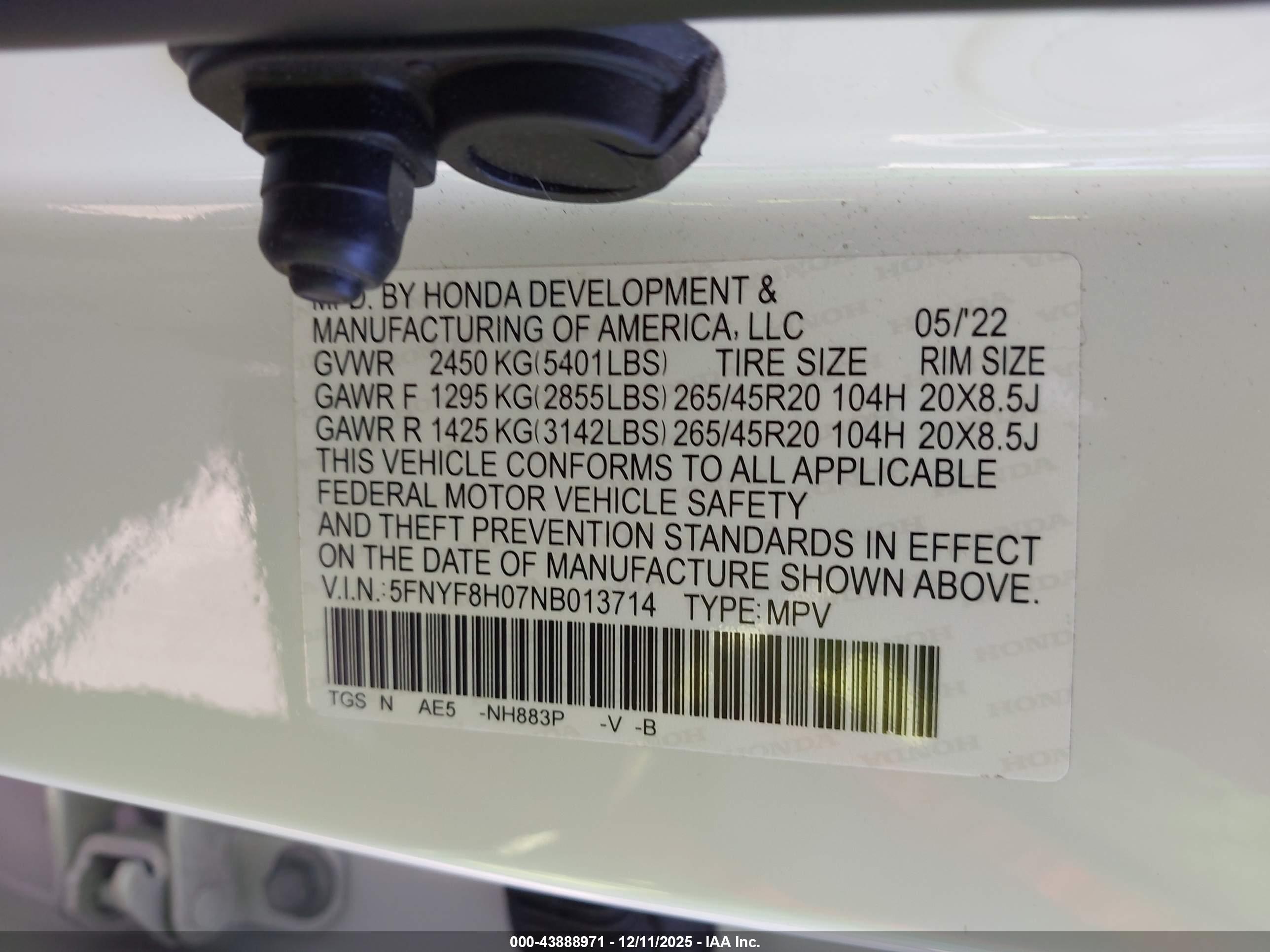 HONDA PASSPORT image 9