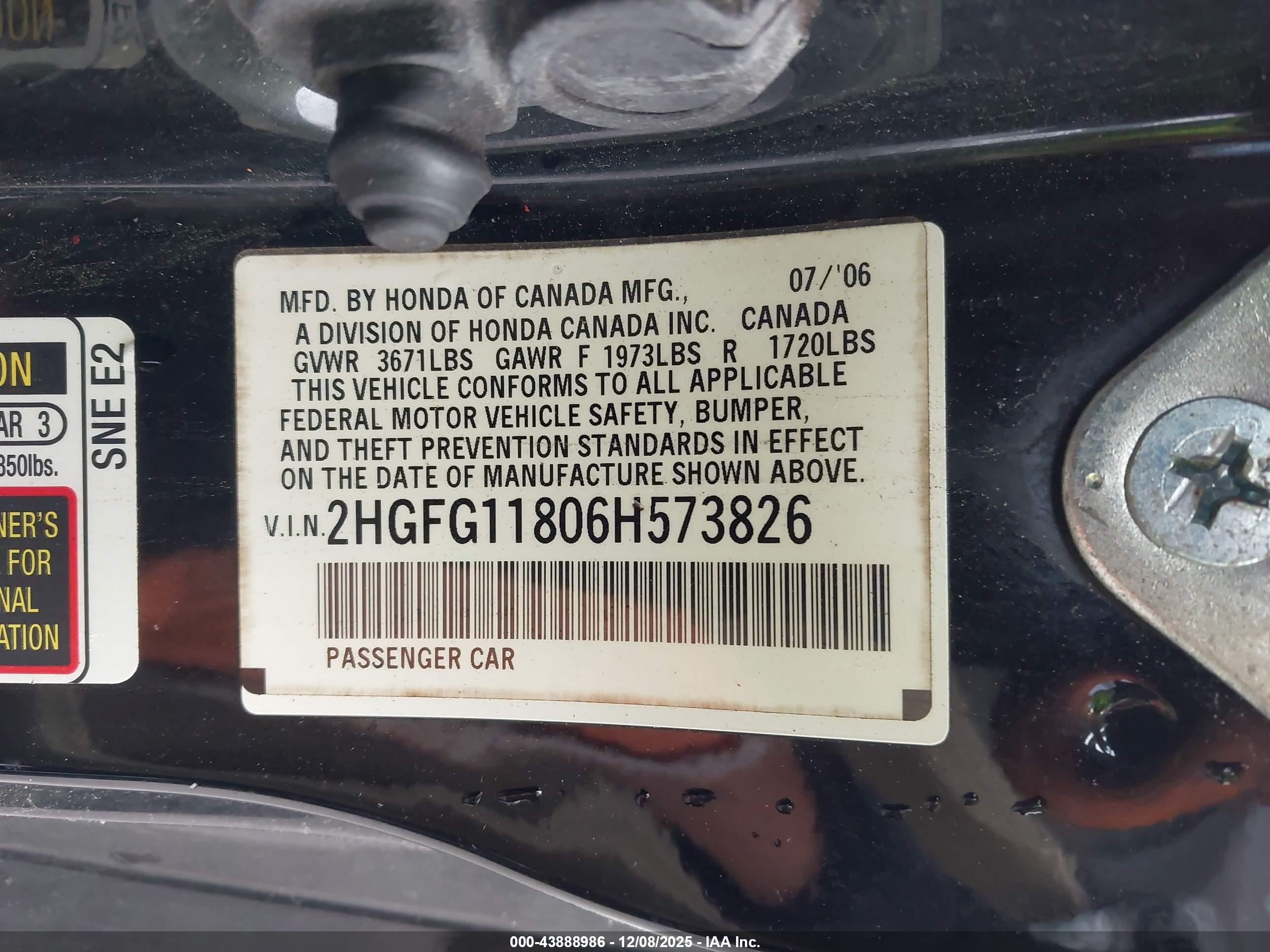 HONDA CIVIC image 9