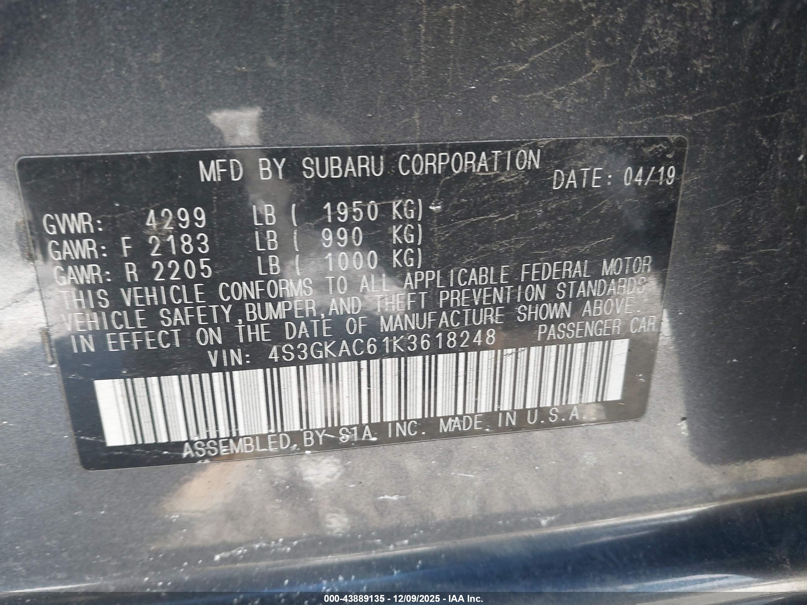 SUBARU IMPREZA image 9