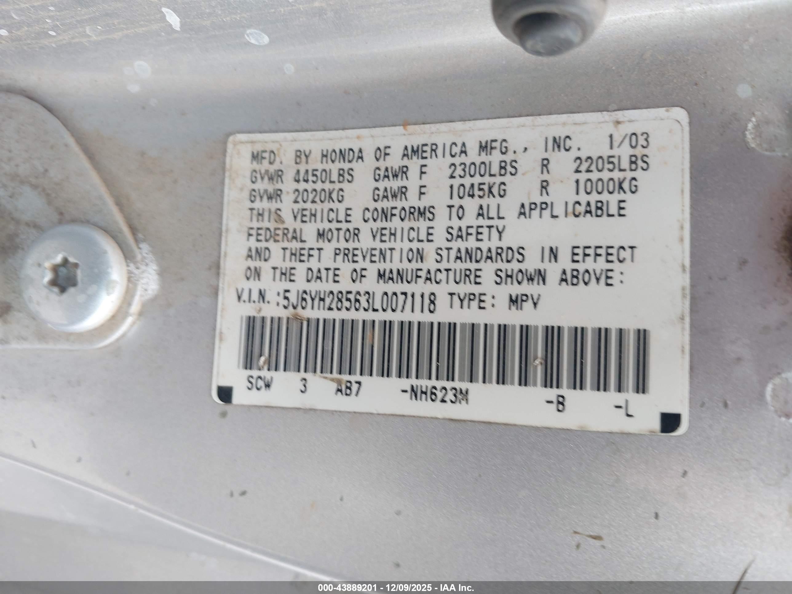 HONDA ELEMENT image 9