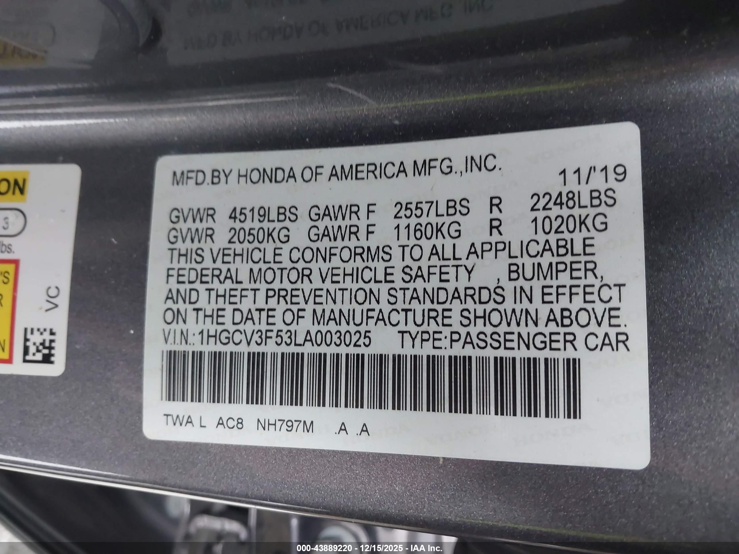 HONDA ACCORD image 9