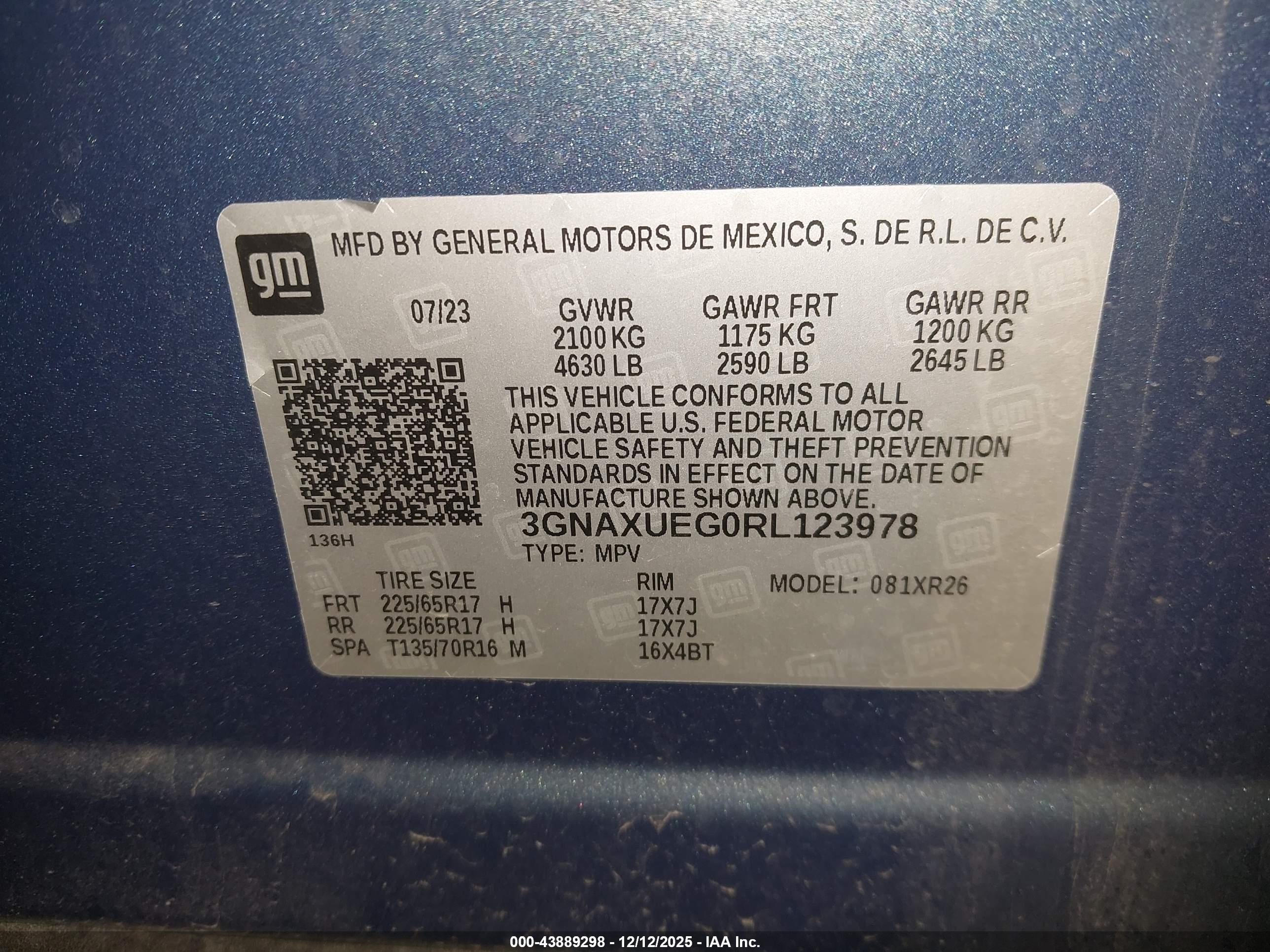 CHEVROLET EQUINOX image 9