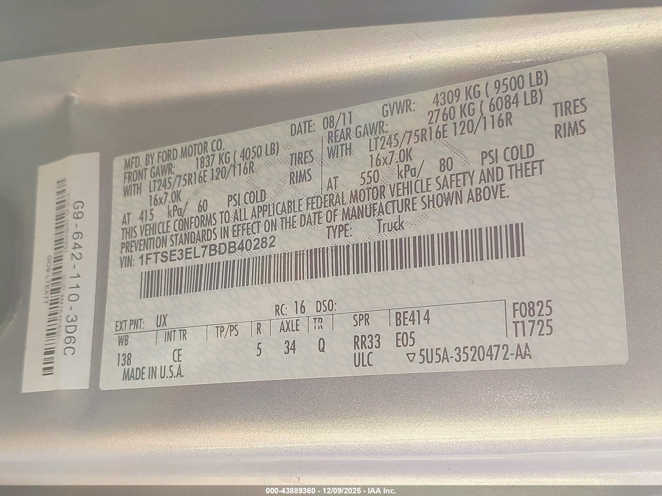 FORD E-350 image 9