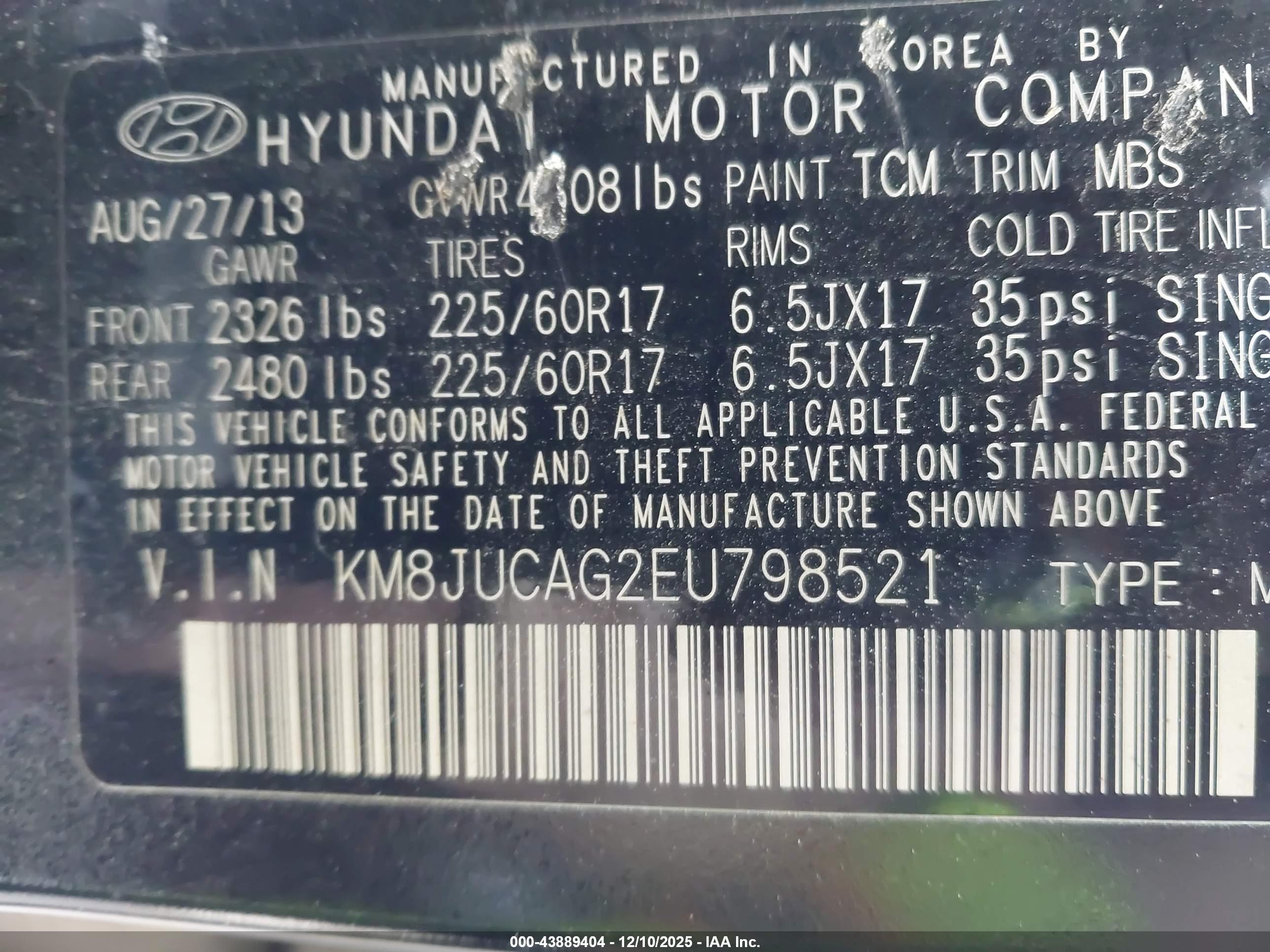 HYUNDAI TUCSON image 9