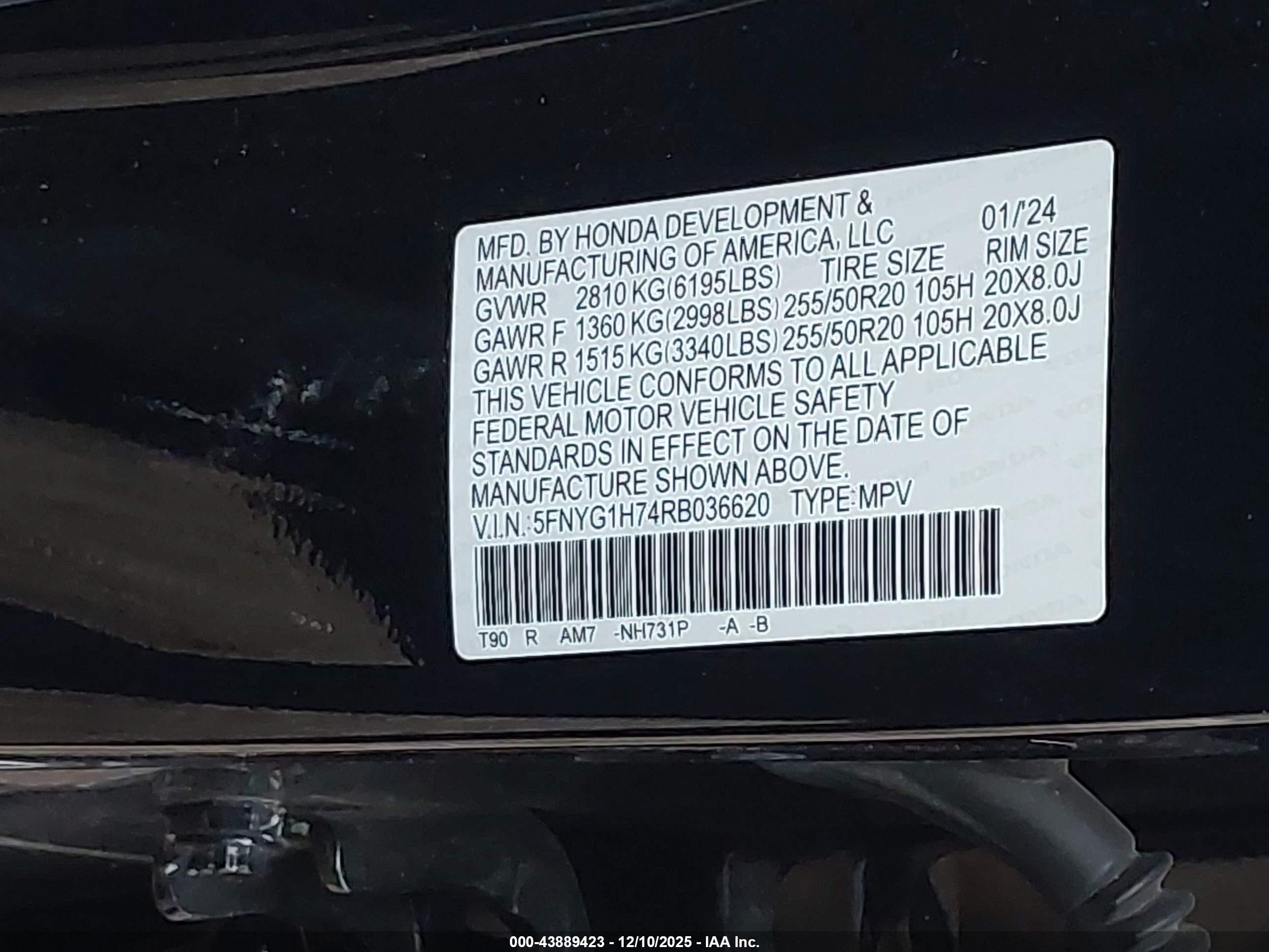 HONDA PILOT image 9