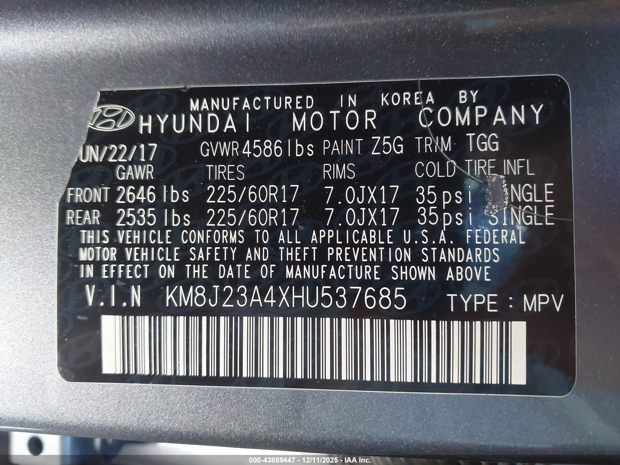 HYUNDAI TUCSON image 9