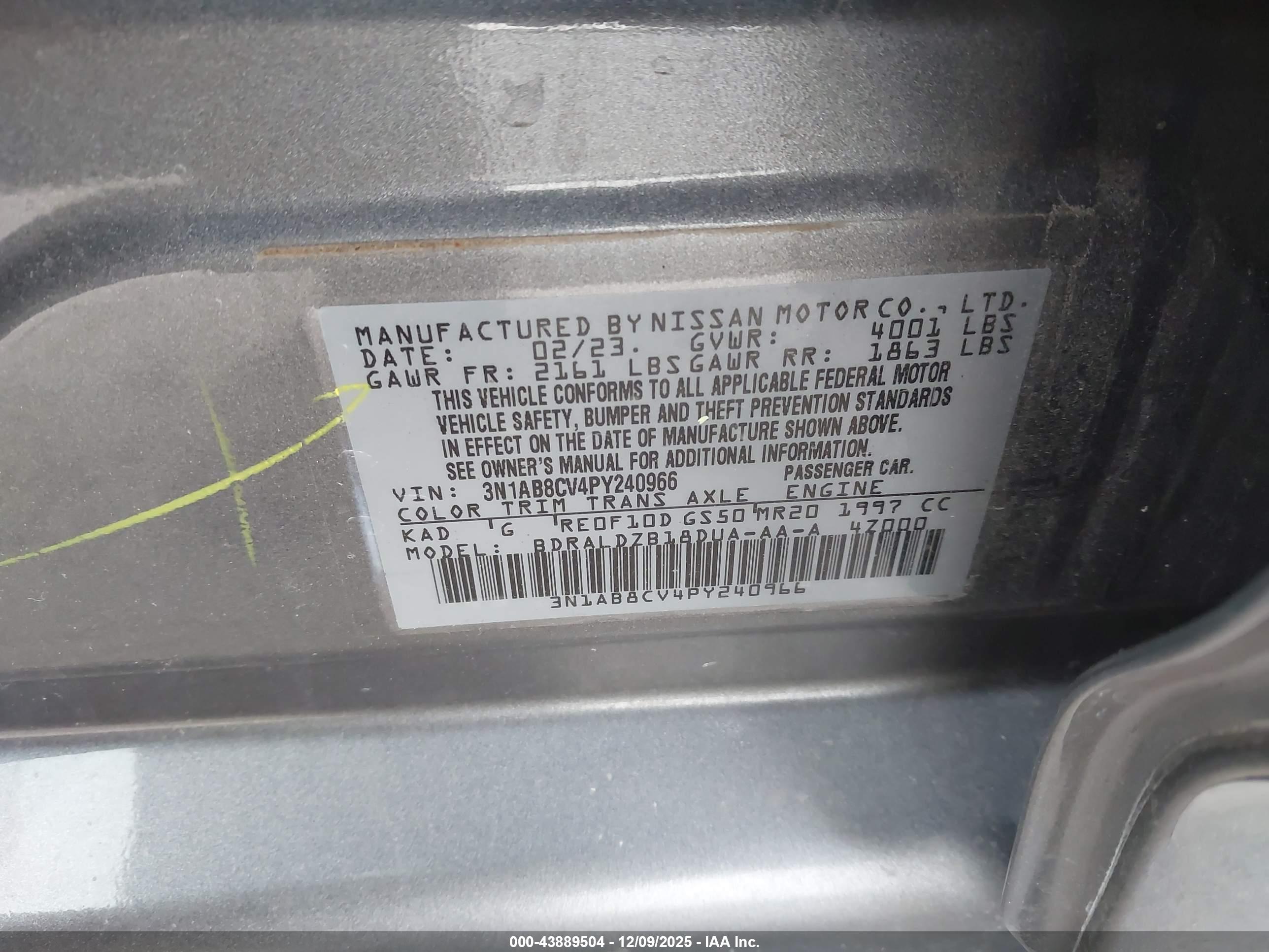 NISSAN SENTRA image 9